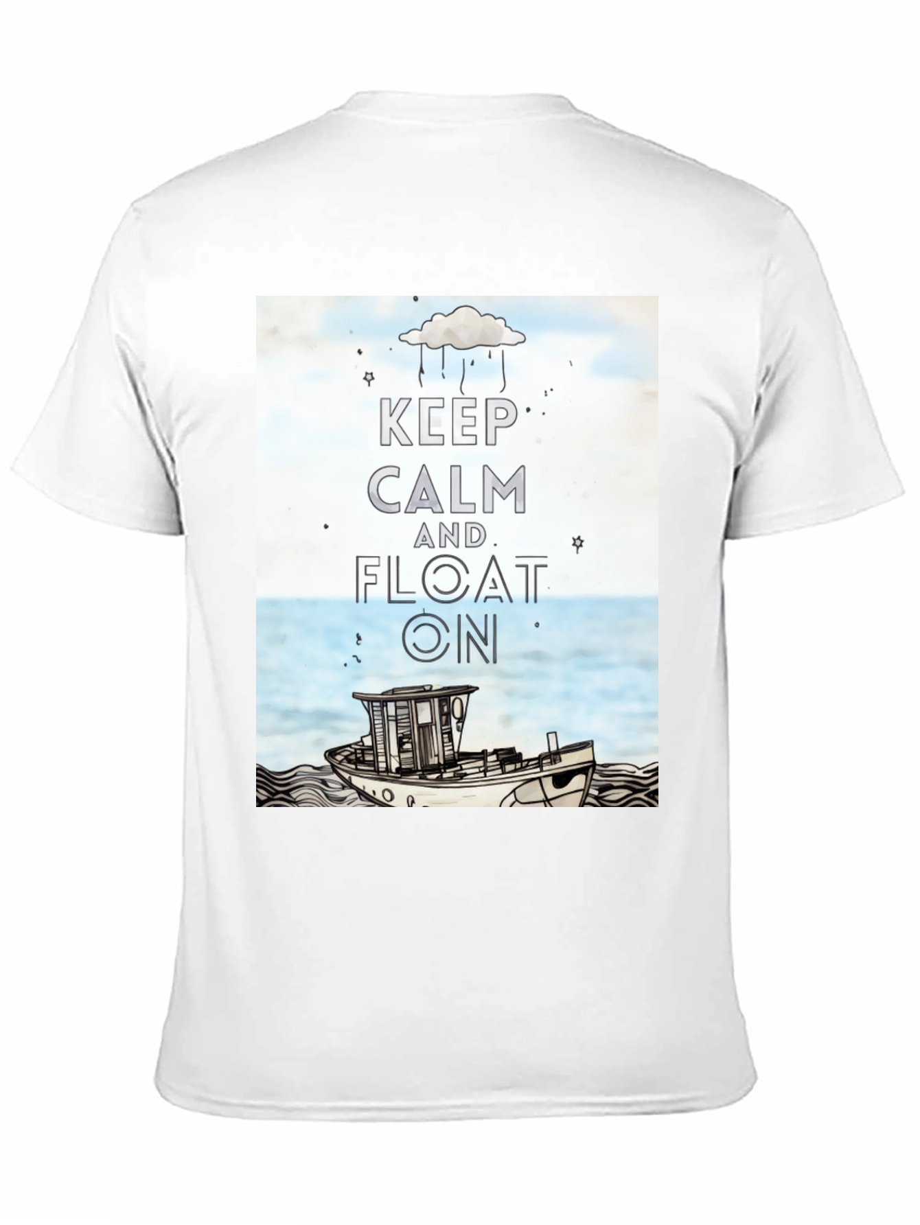 Keep Calm and Float On Graphic Tee