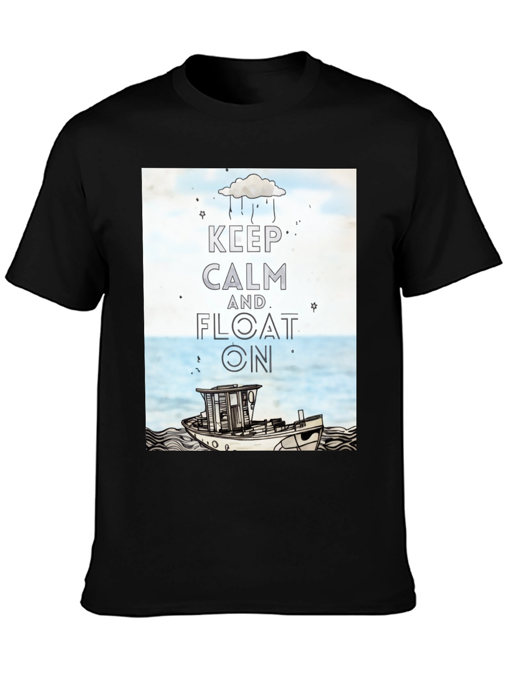 Keep Calm and Float On Graphic Tee