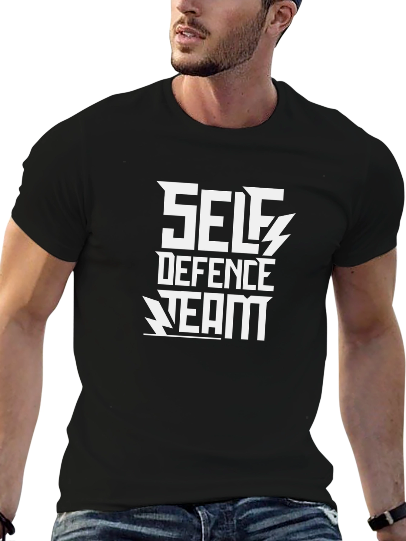 Self Defence Team Black T-Shirt