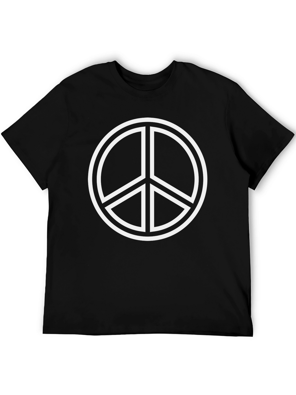 Peace Sign Black T-Shirt
