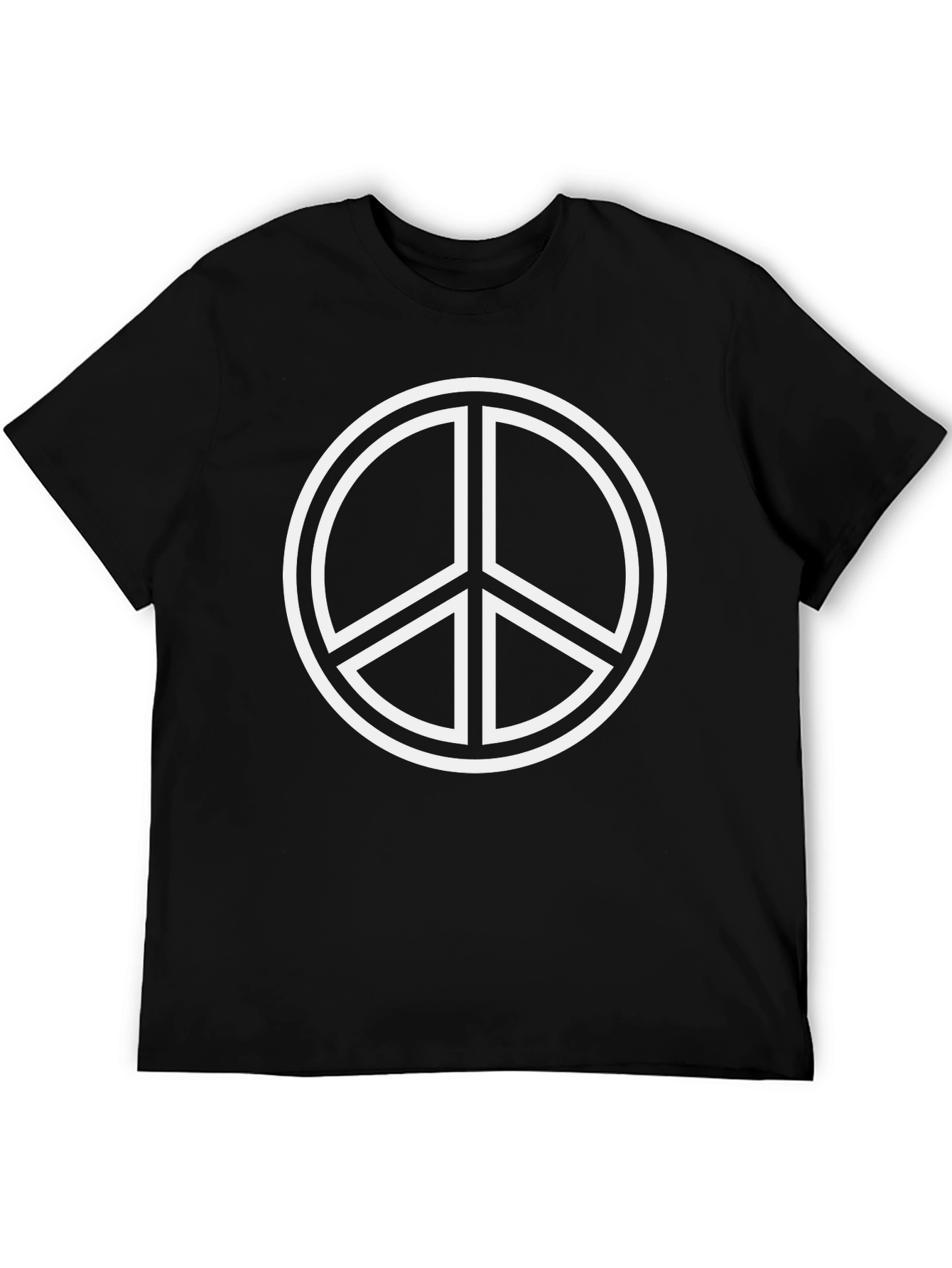 Peace Sign Black T-Shirt