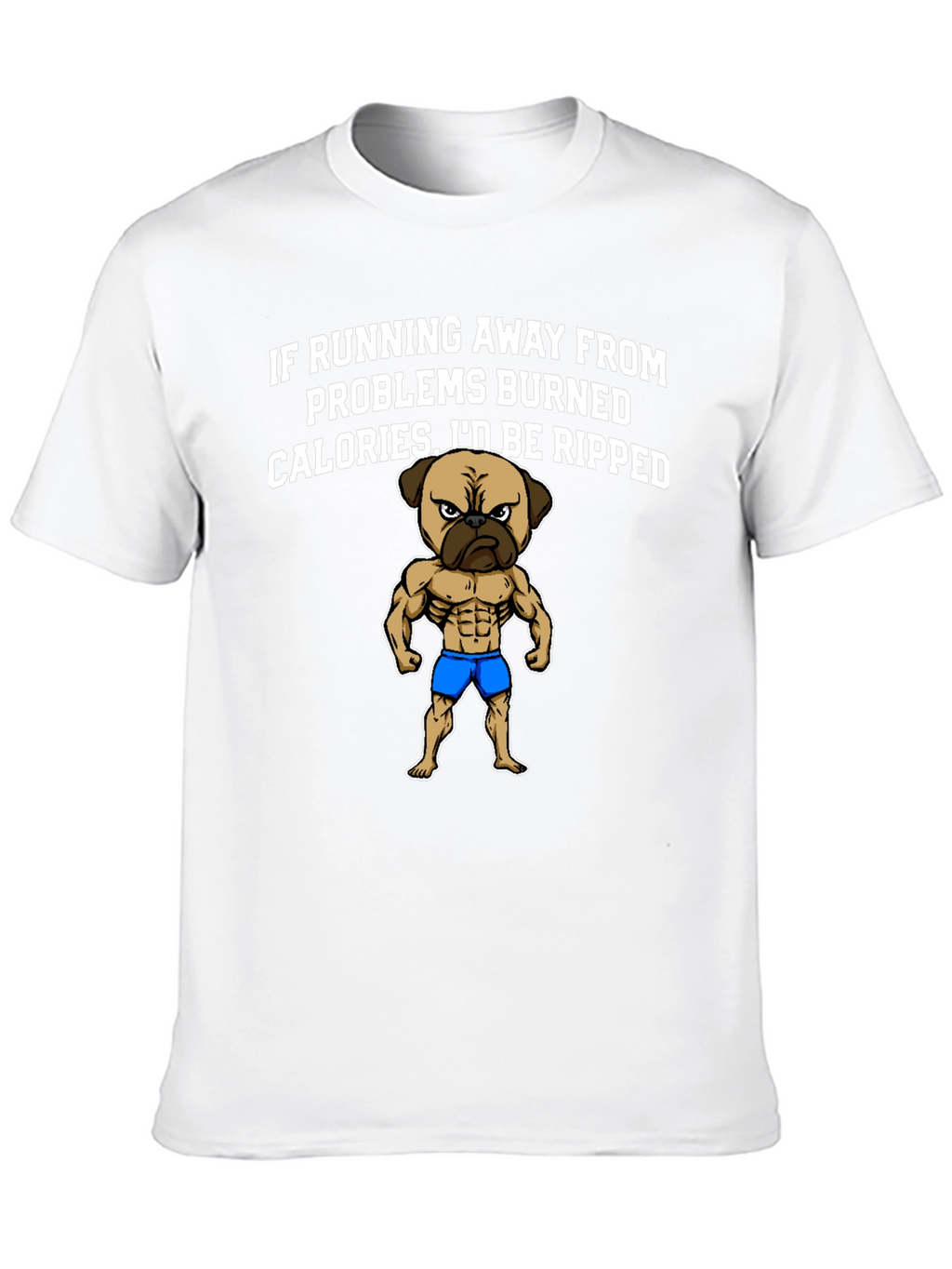 Funny Pug Workout T-Shirt