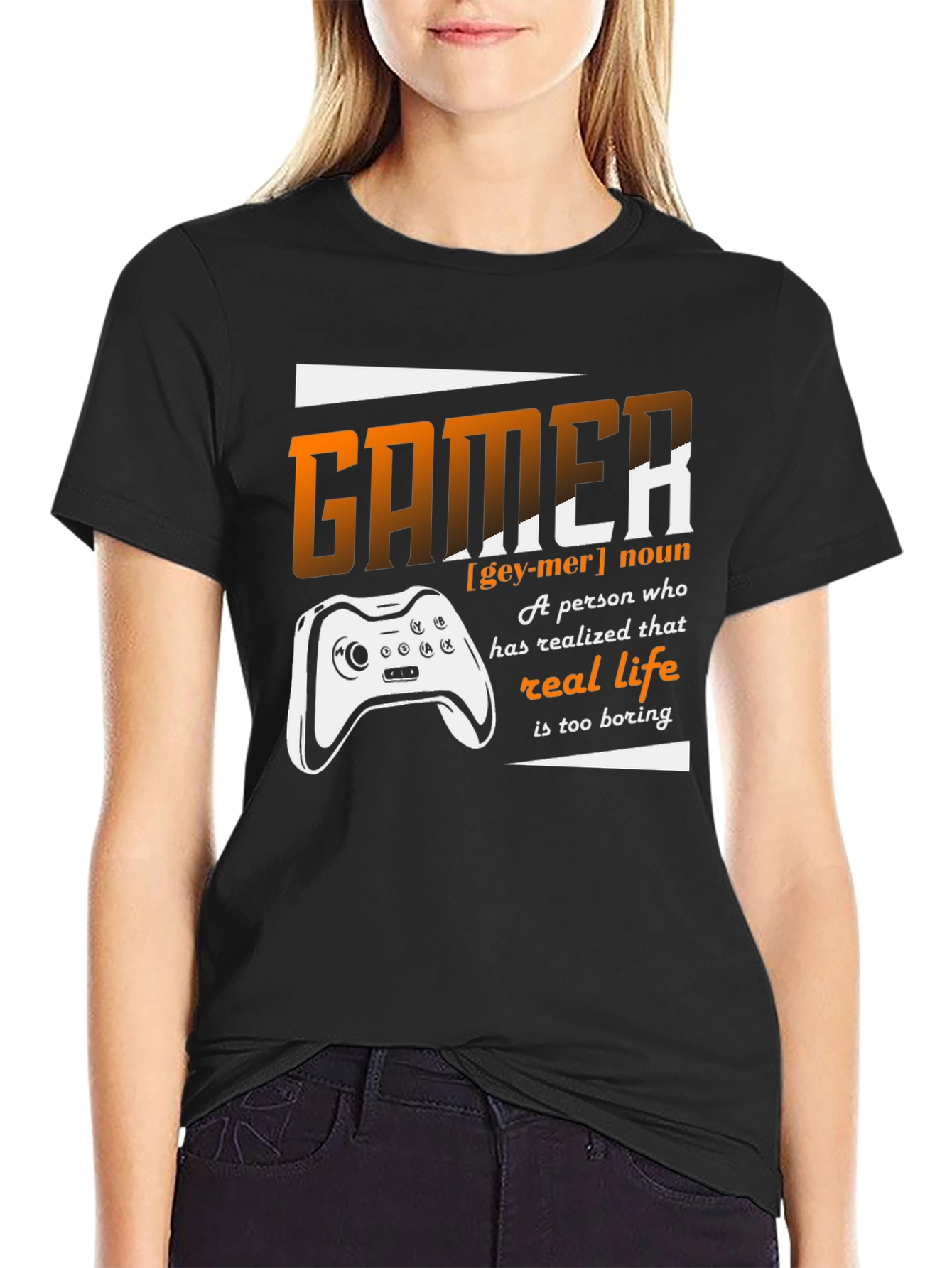 Gamer Definition Graphic T-Shirt - For Video Game Enthusiasts