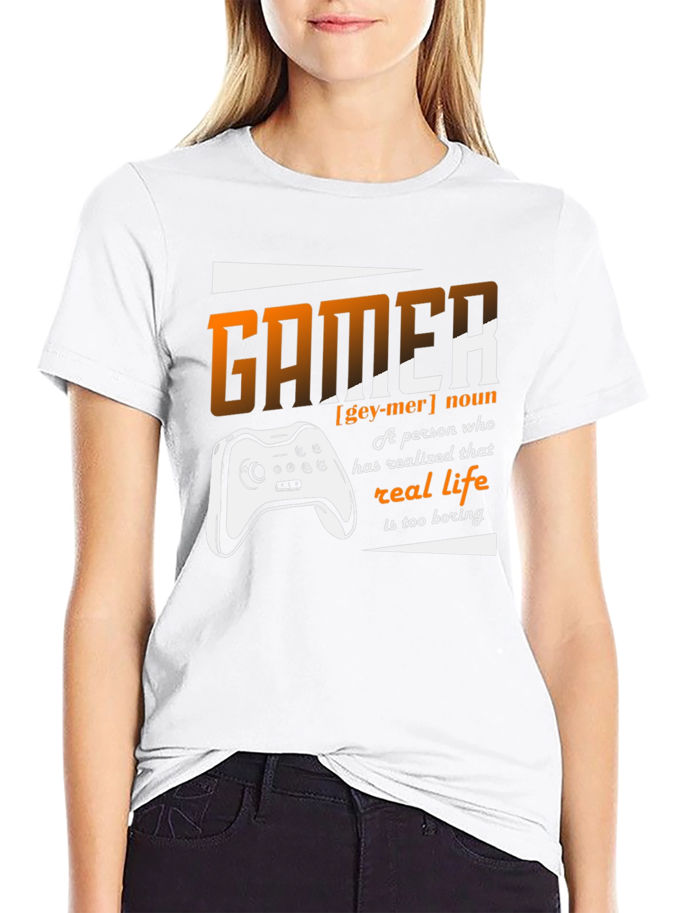Gamer Definition Graphic T-Shirt - For Video Game Enthusiasts
