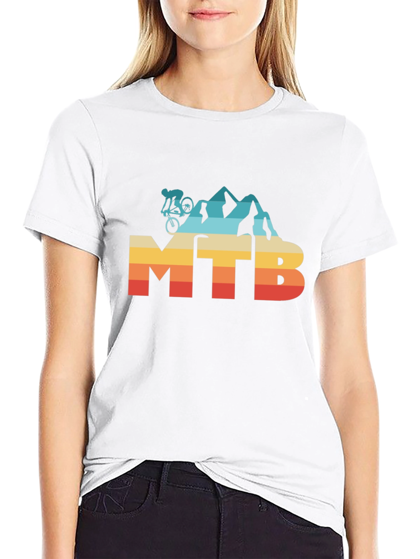 MTB Mountain Biker Graphic T-Shirt