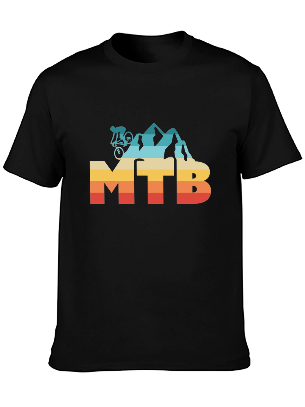 MTB Mountain Biker Graphic T-Shirt