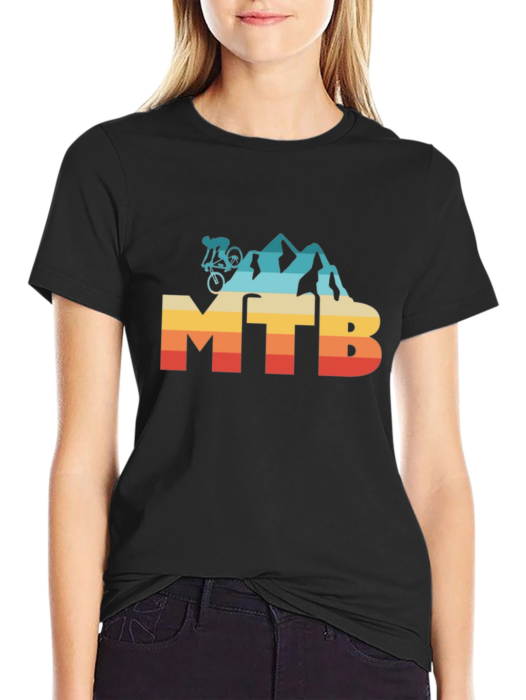 MTB Mountain Biker Graphic T-Shirt