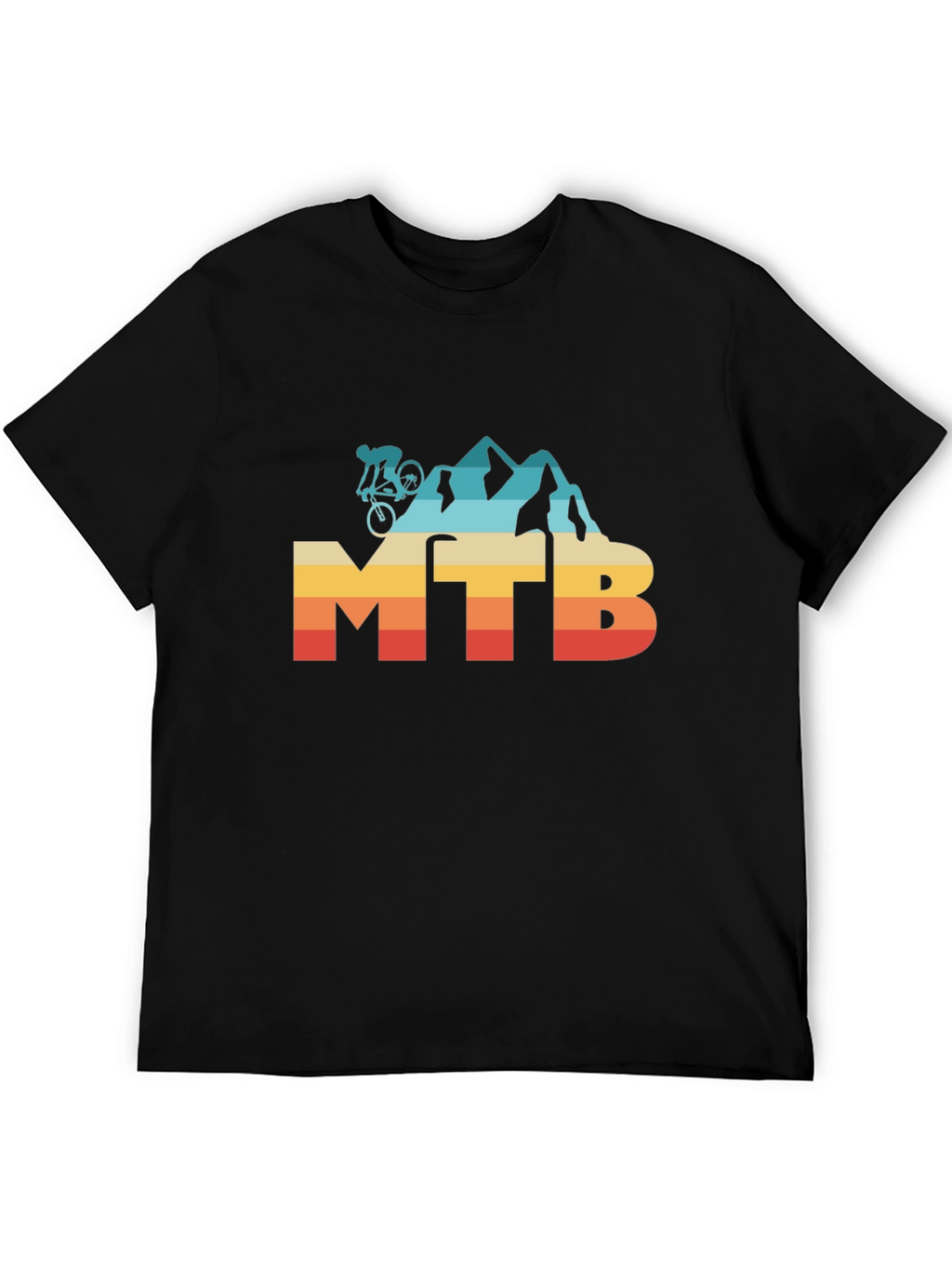 MTB Mountain Biker Graphic T-Shirt