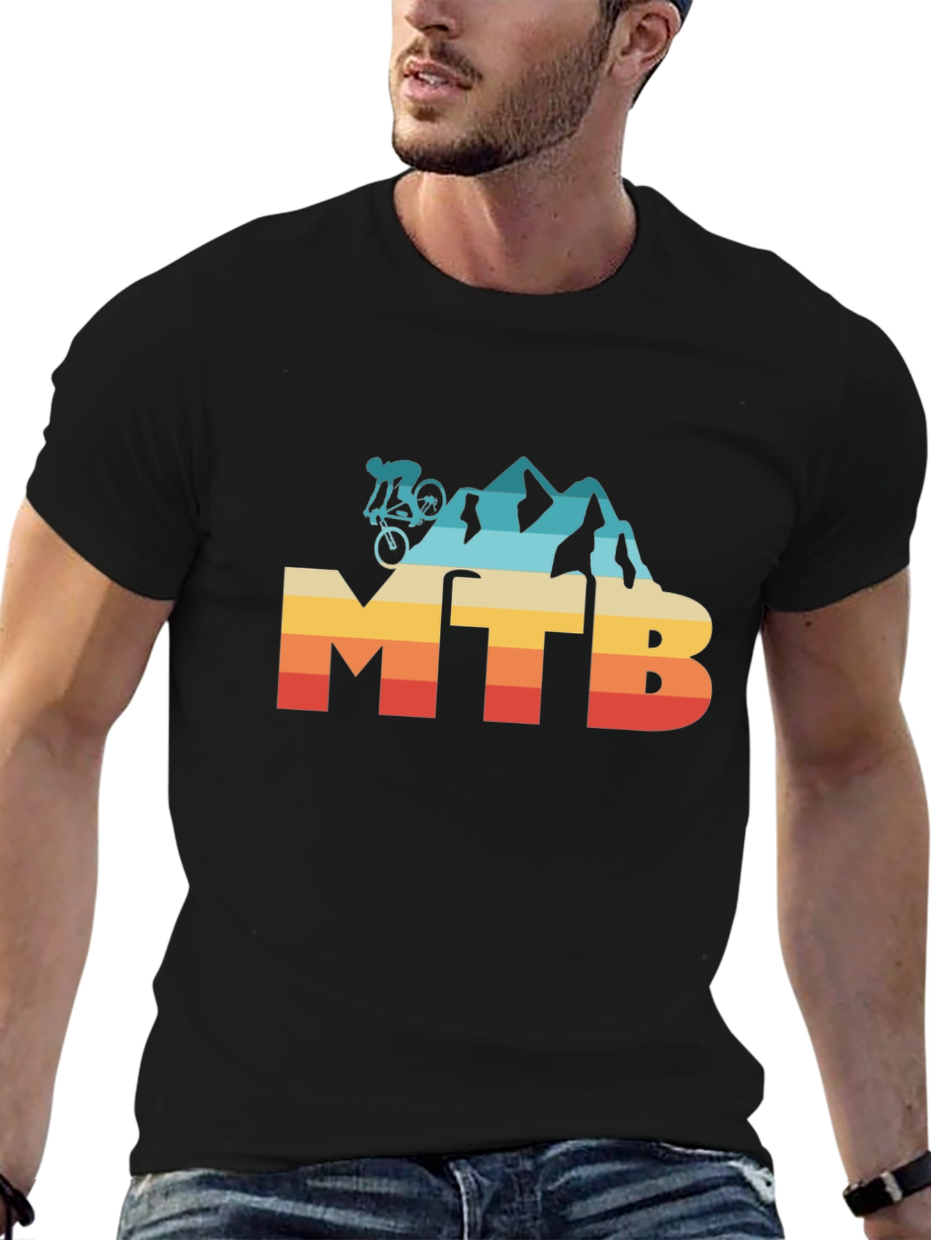 MTB Mountain Biker Graphic T-Shirt