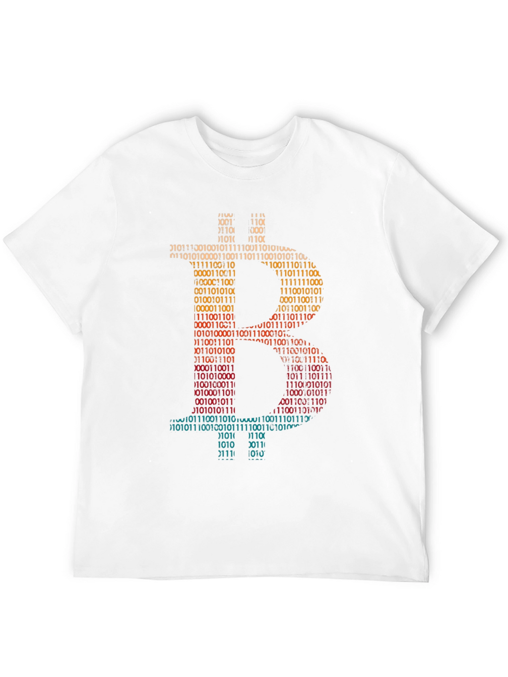 Bitcoin Binary Code Graphic T-Shirt - Crypto Currency Tee