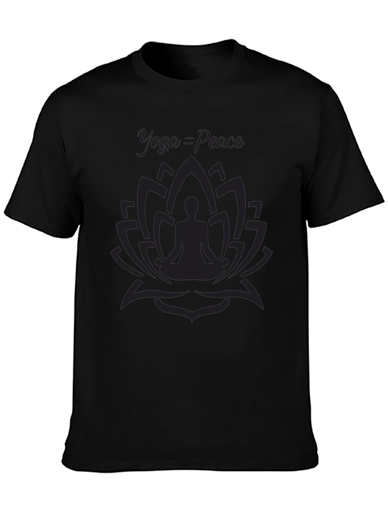 Yoga Peace Lotus Flower T-Shirt - Meditation Tee