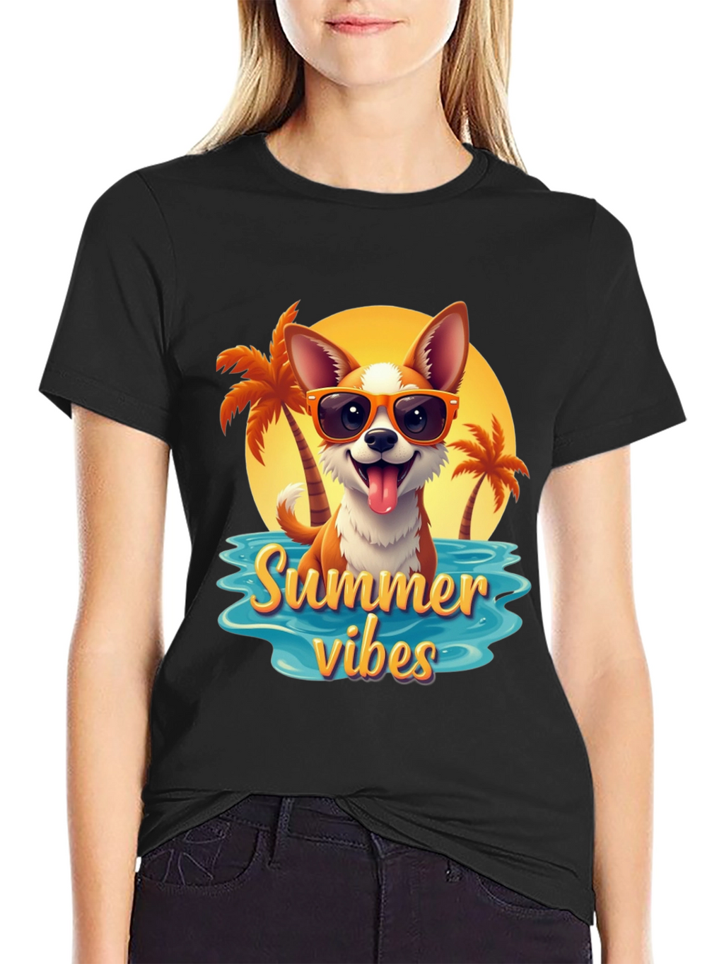 Summer Vibes Dog T-Shirt