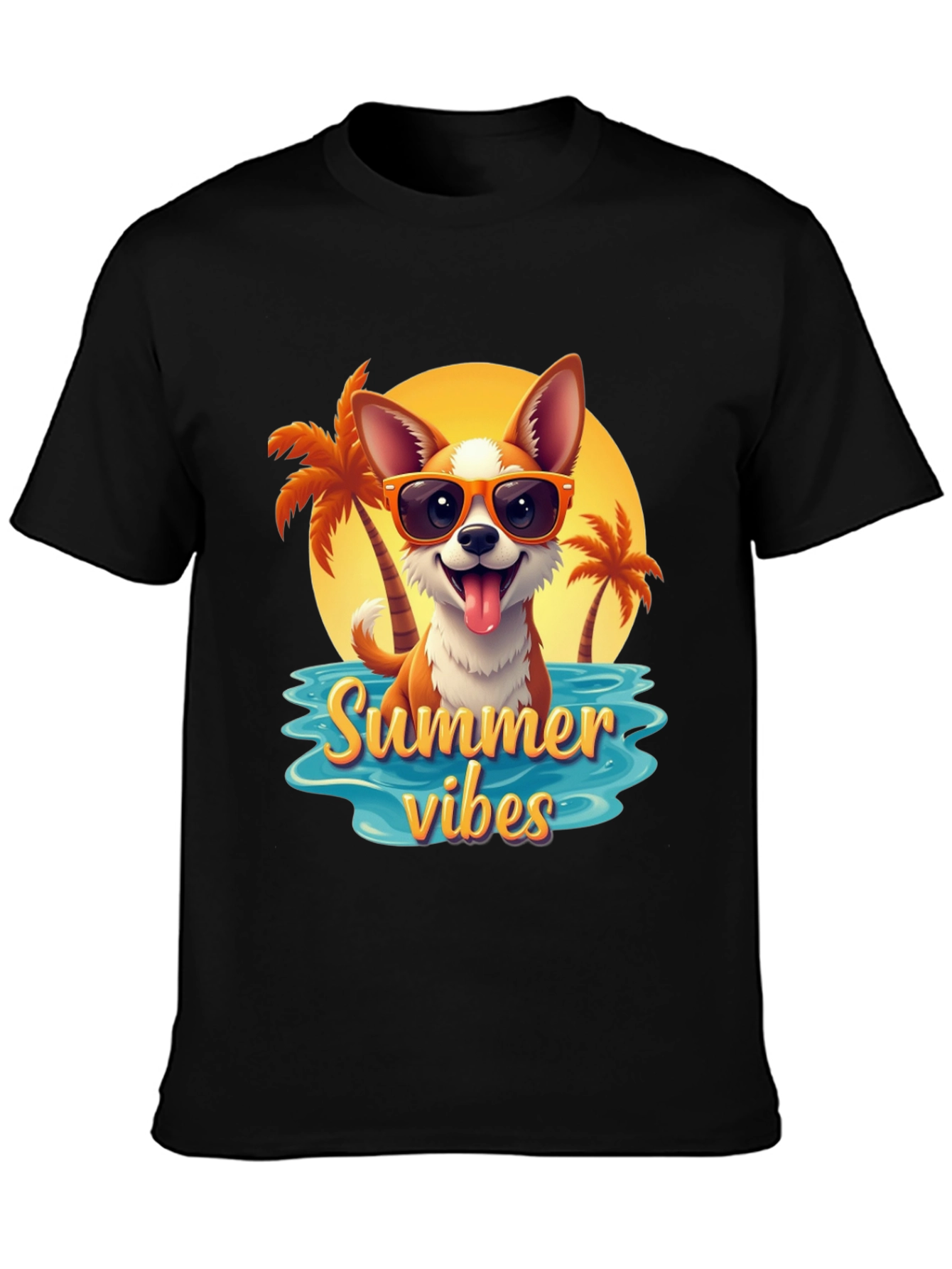Summer Vibes Dog T-Shirt
