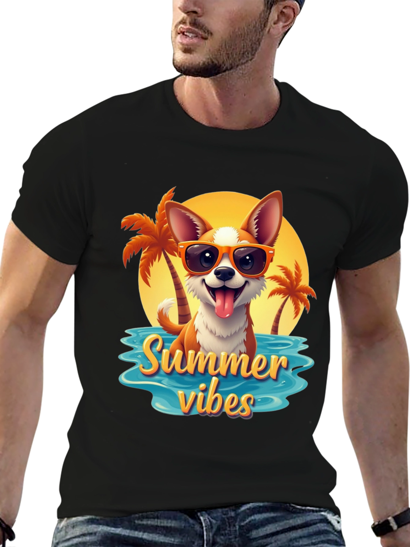 Summer Vibes Dog T-Shirt