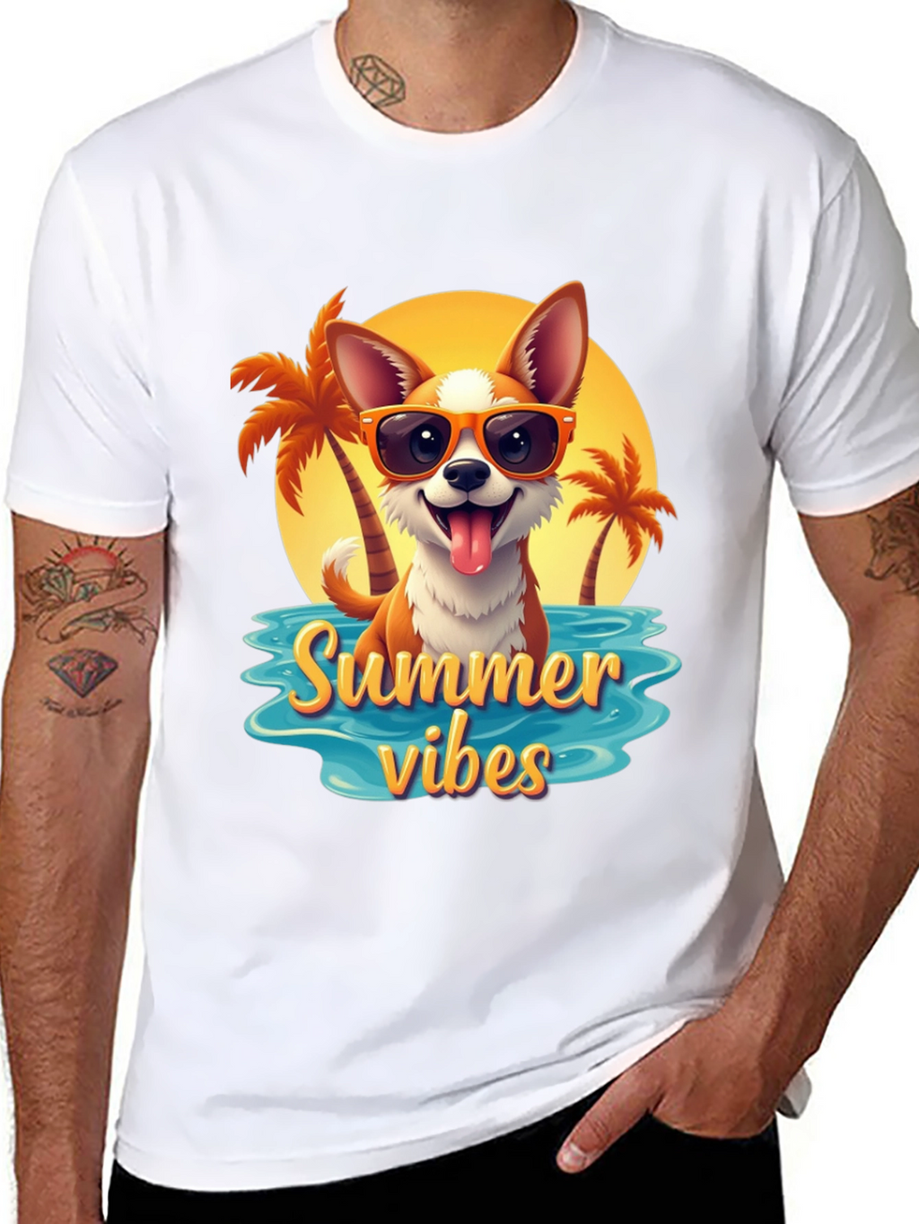 Summer Vibes Dog T-Shirt
