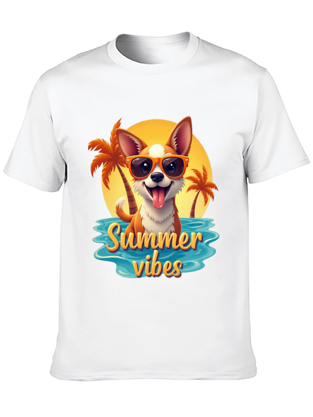 Summer Vibes Dog T-Shirt