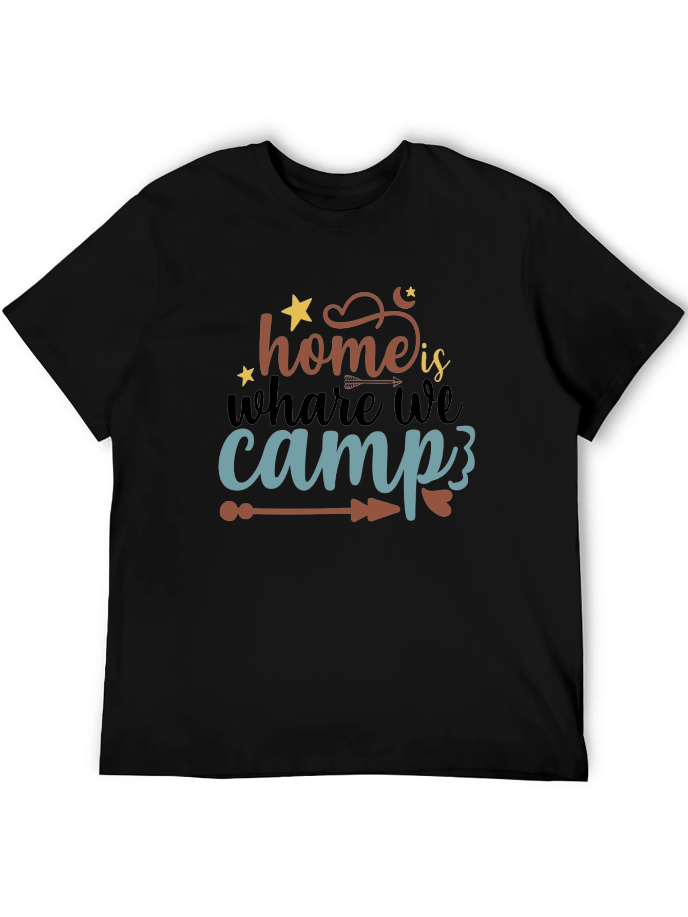 Home Is Where We Camp Graphic Tee