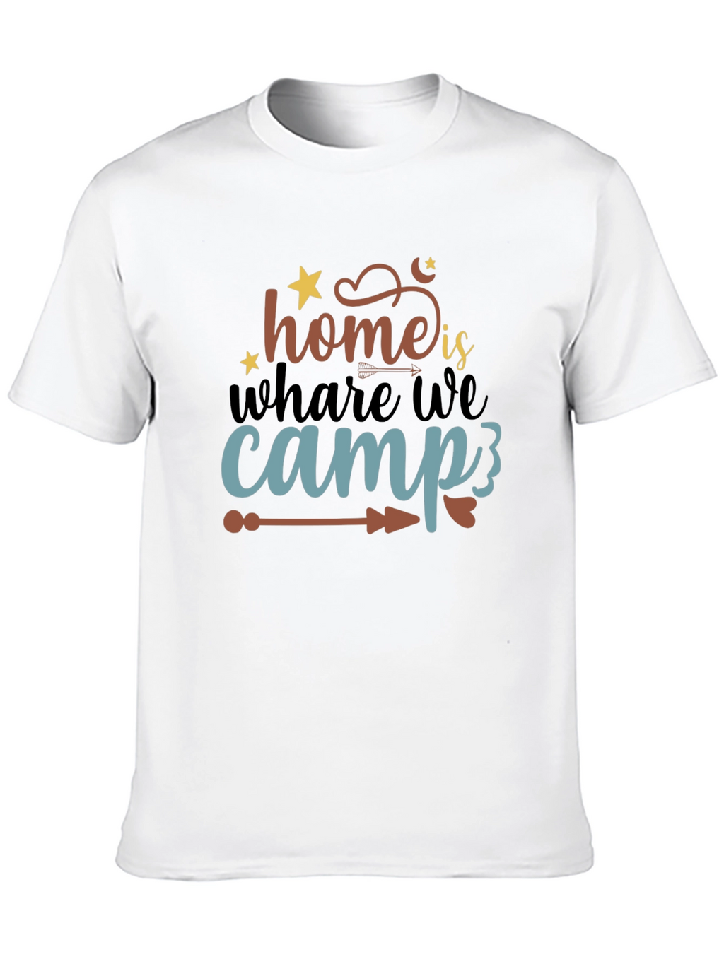 Home Is Where We Camp Graphic Tee