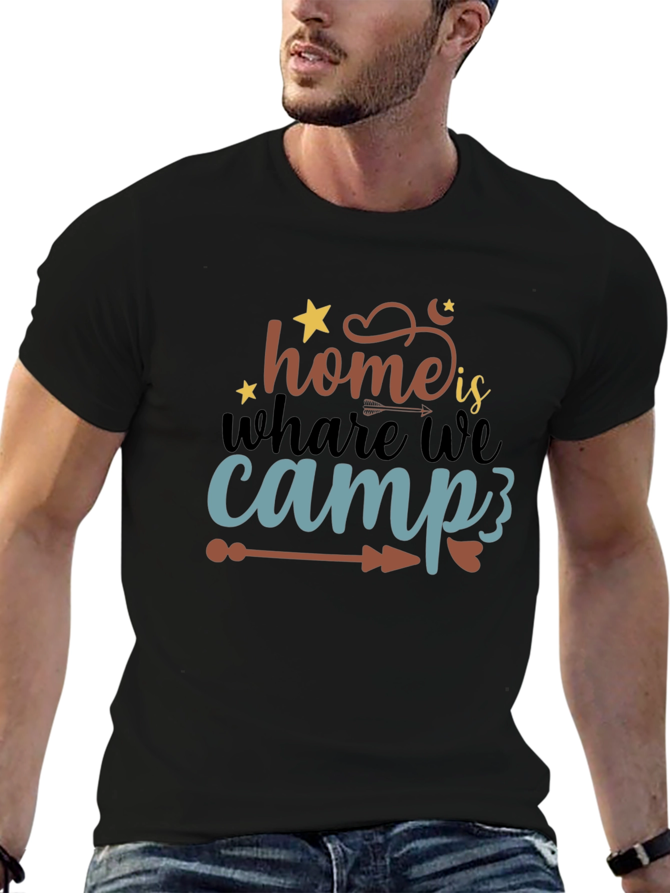 Home Is Where We Camp Graphic Tee