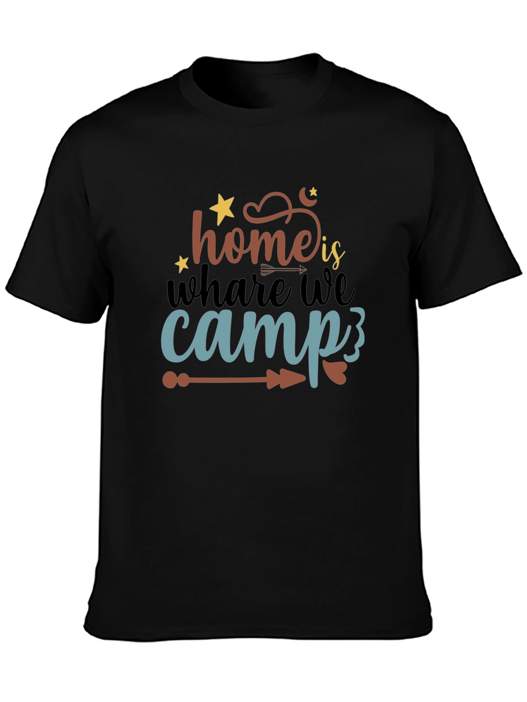 Home Is Where We Camp Graphic Tee