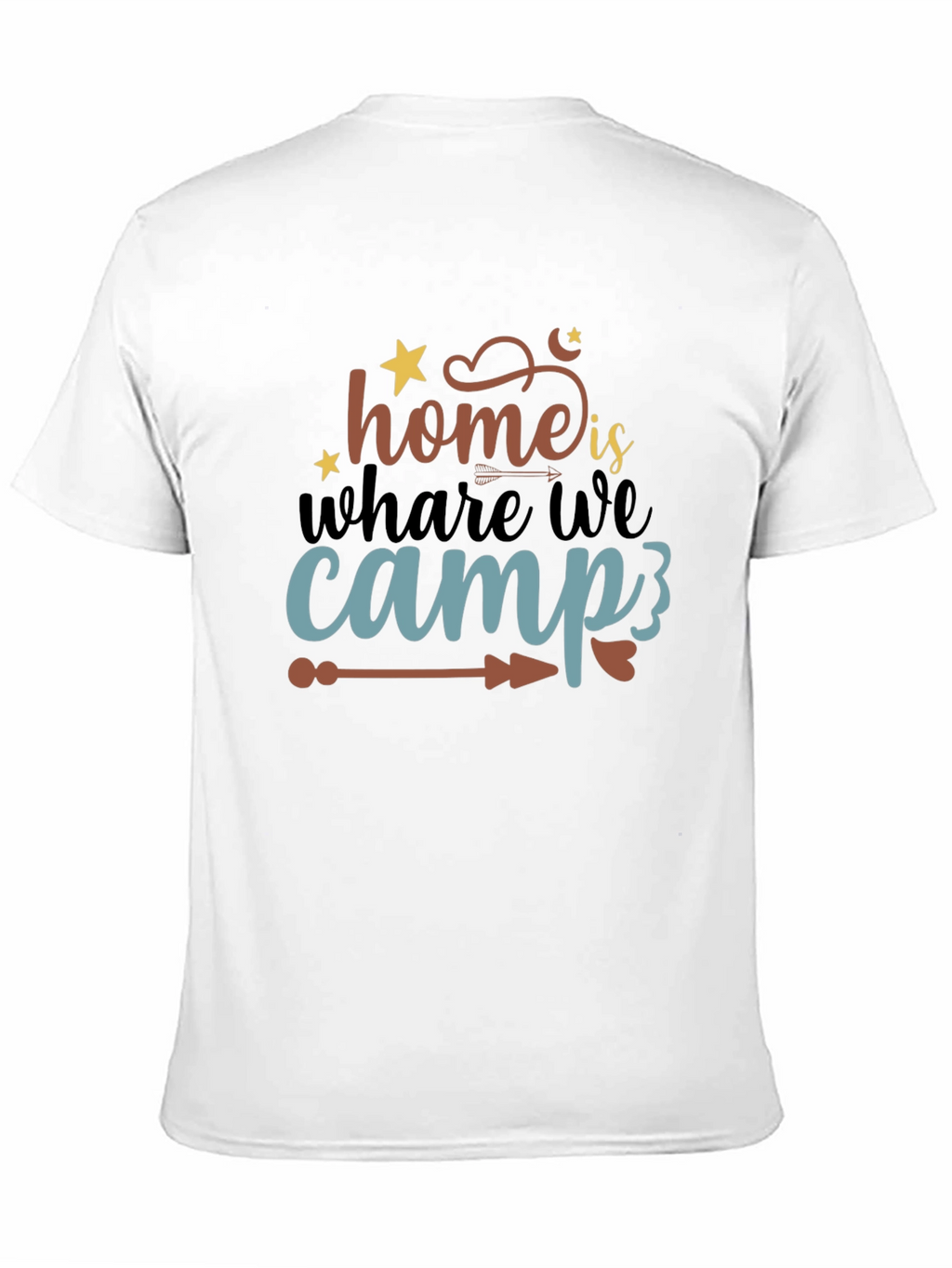 Home Is Where We Camp Graphic Tee