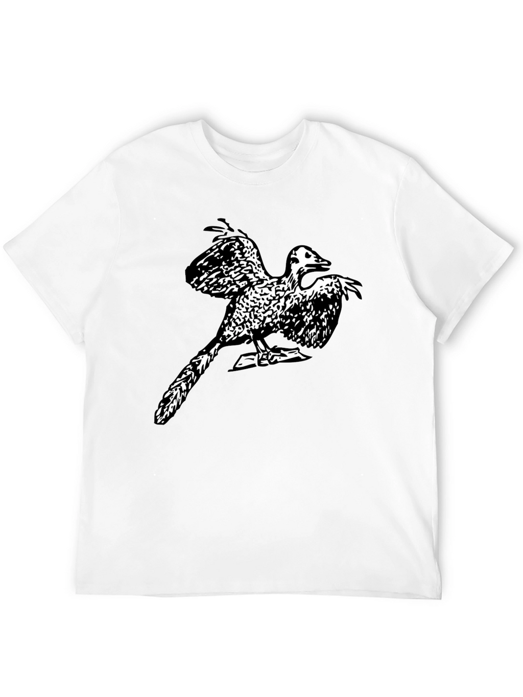 Black Archaeopteryx Graphic T-Shirt