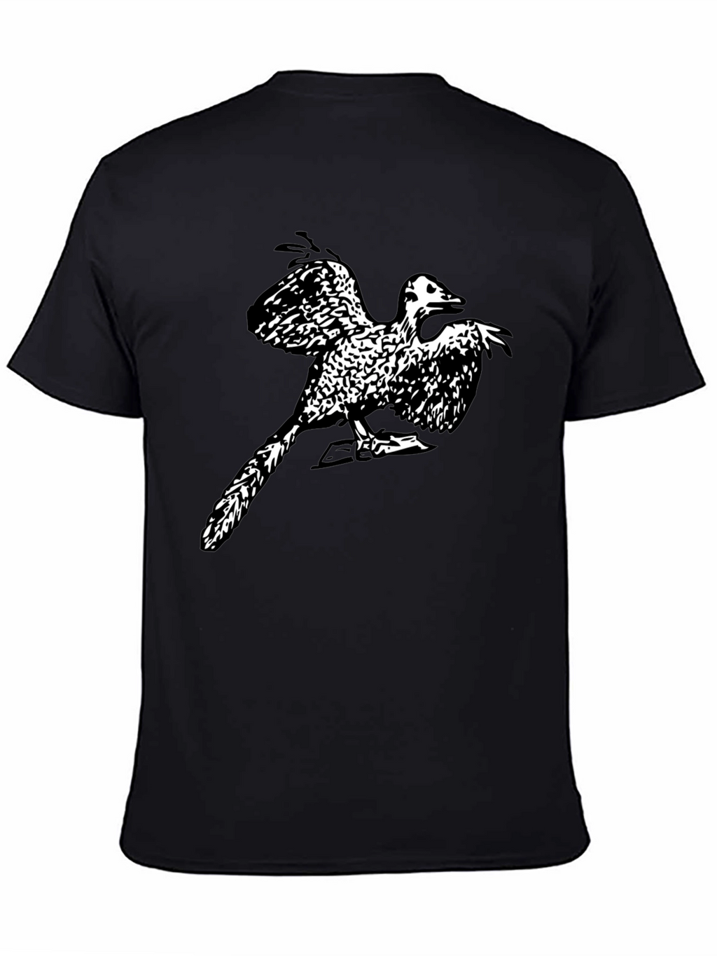 Black Archaeopteryx Graphic T-Shirt