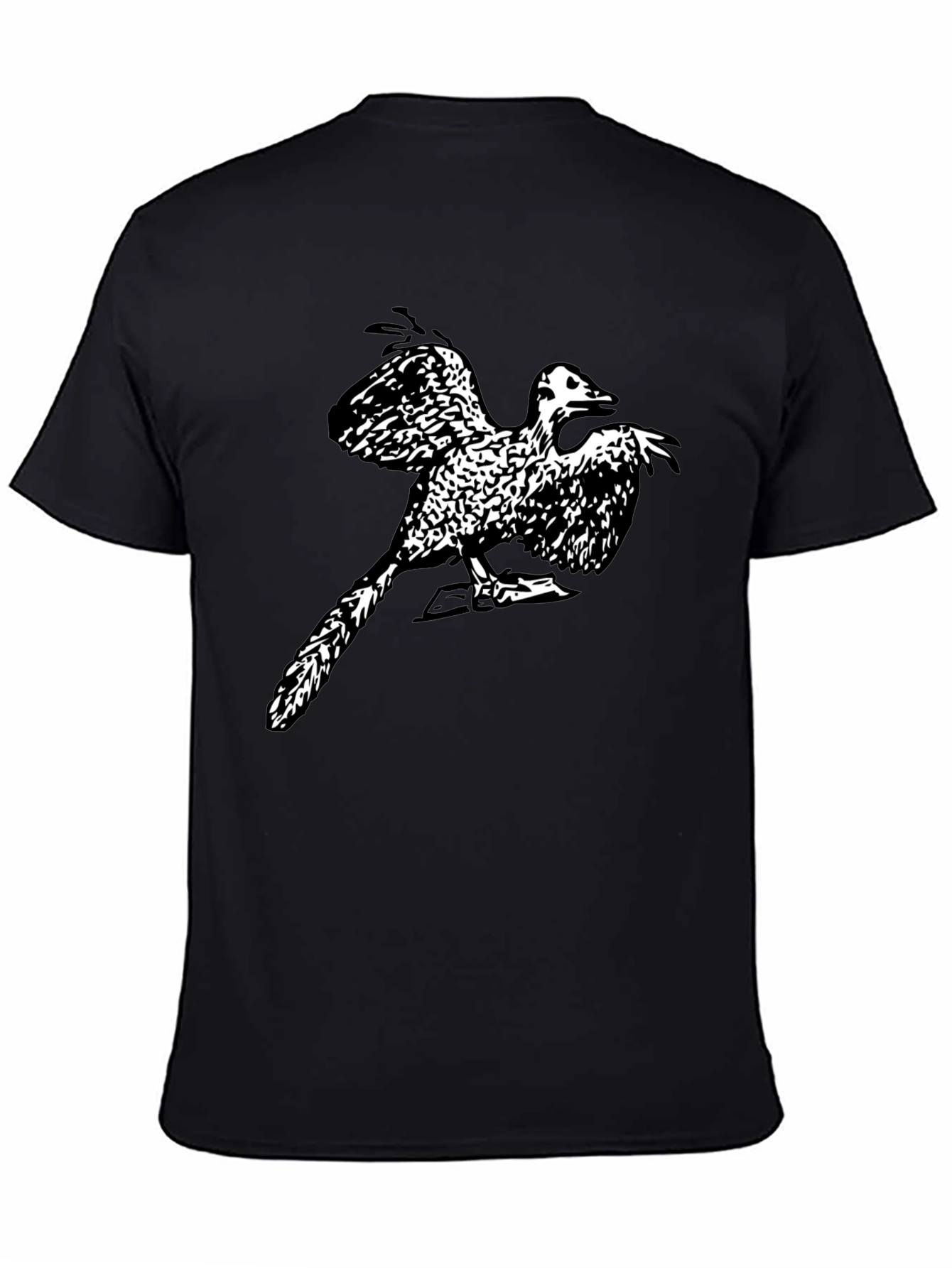 Black Archaeopteryx Graphic T-Shirt