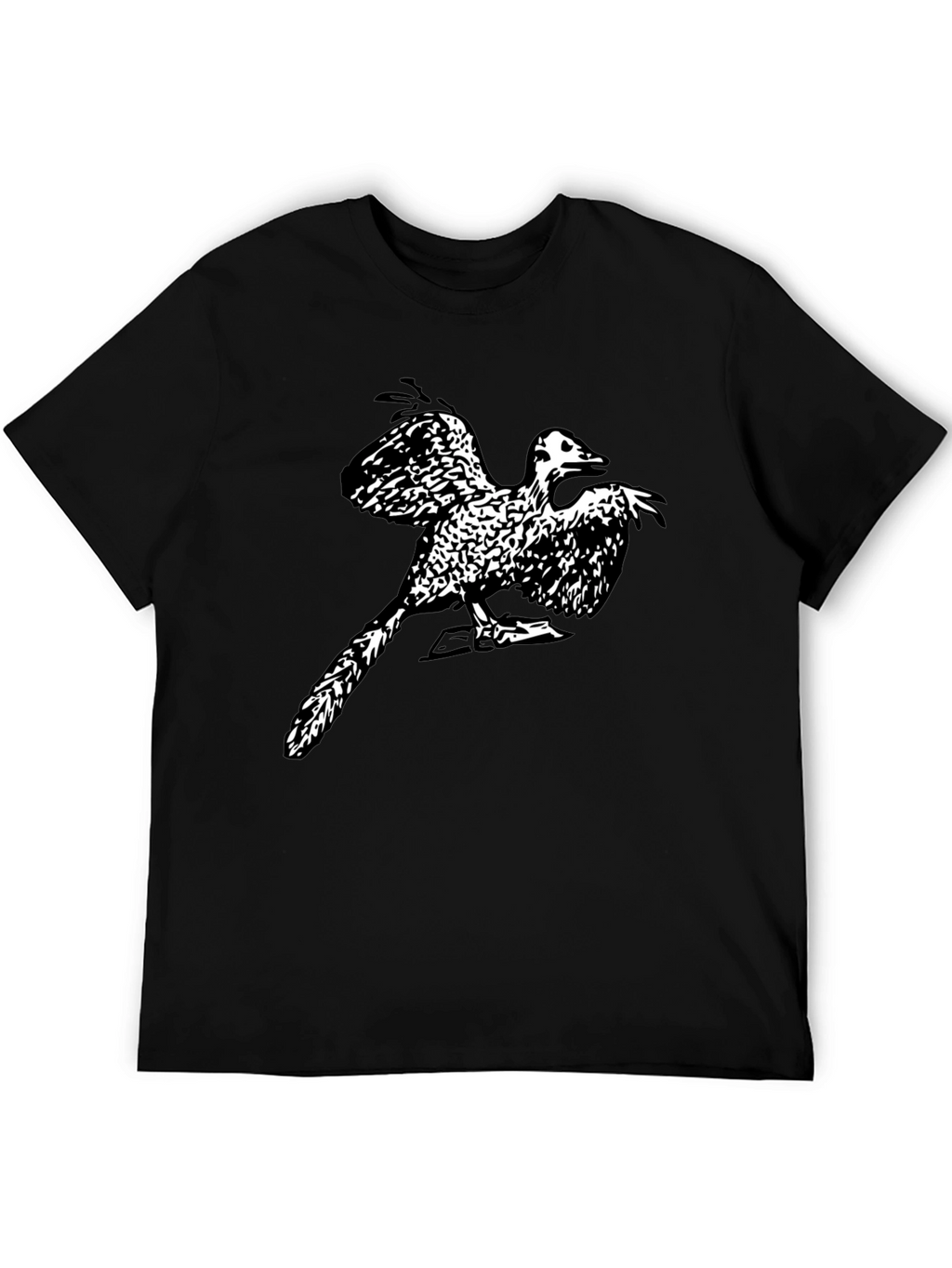 Black Archaeopteryx Graphic T-Shirt