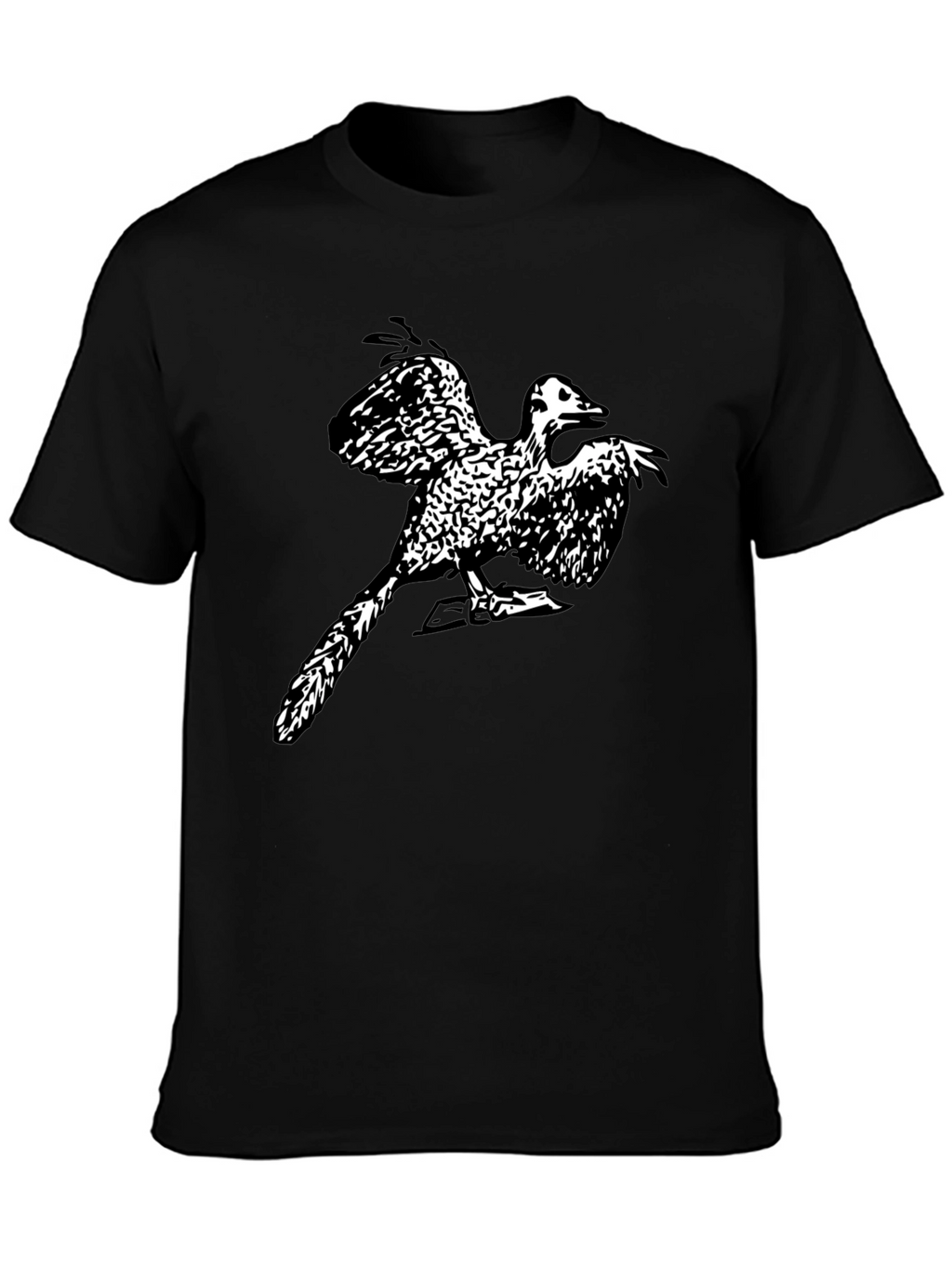 Black Archaeopteryx Graphic T-Shirt