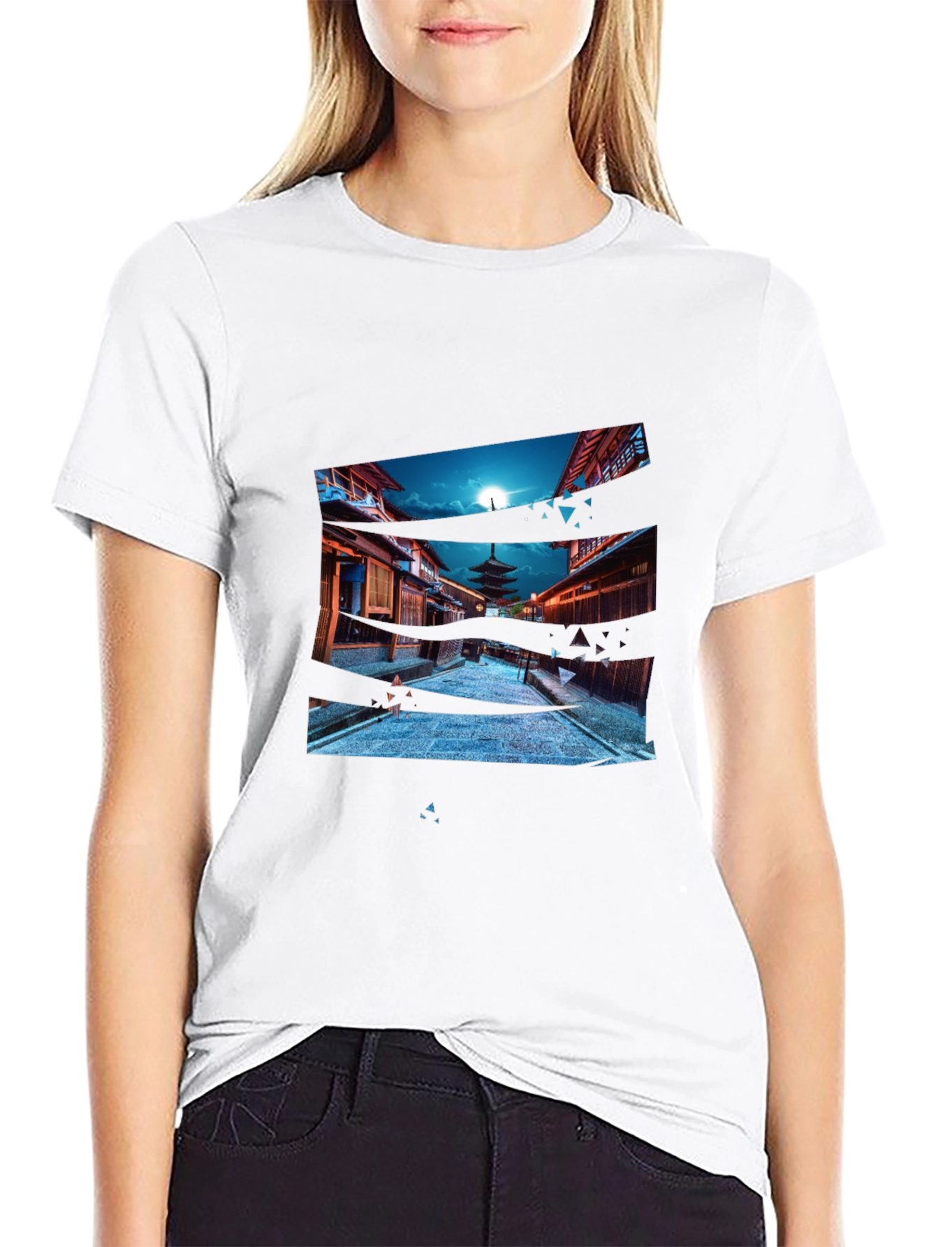 Japan Pagoda T-Shirt - Cool Graphic Tee