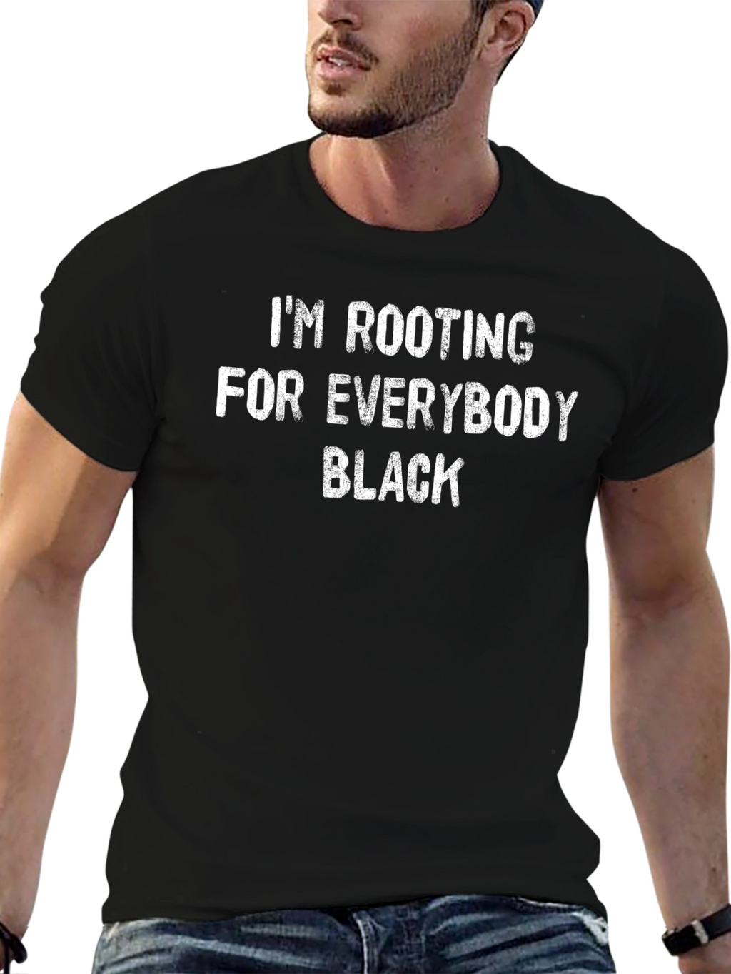Im Rooting For Everybody Black T-Shirt