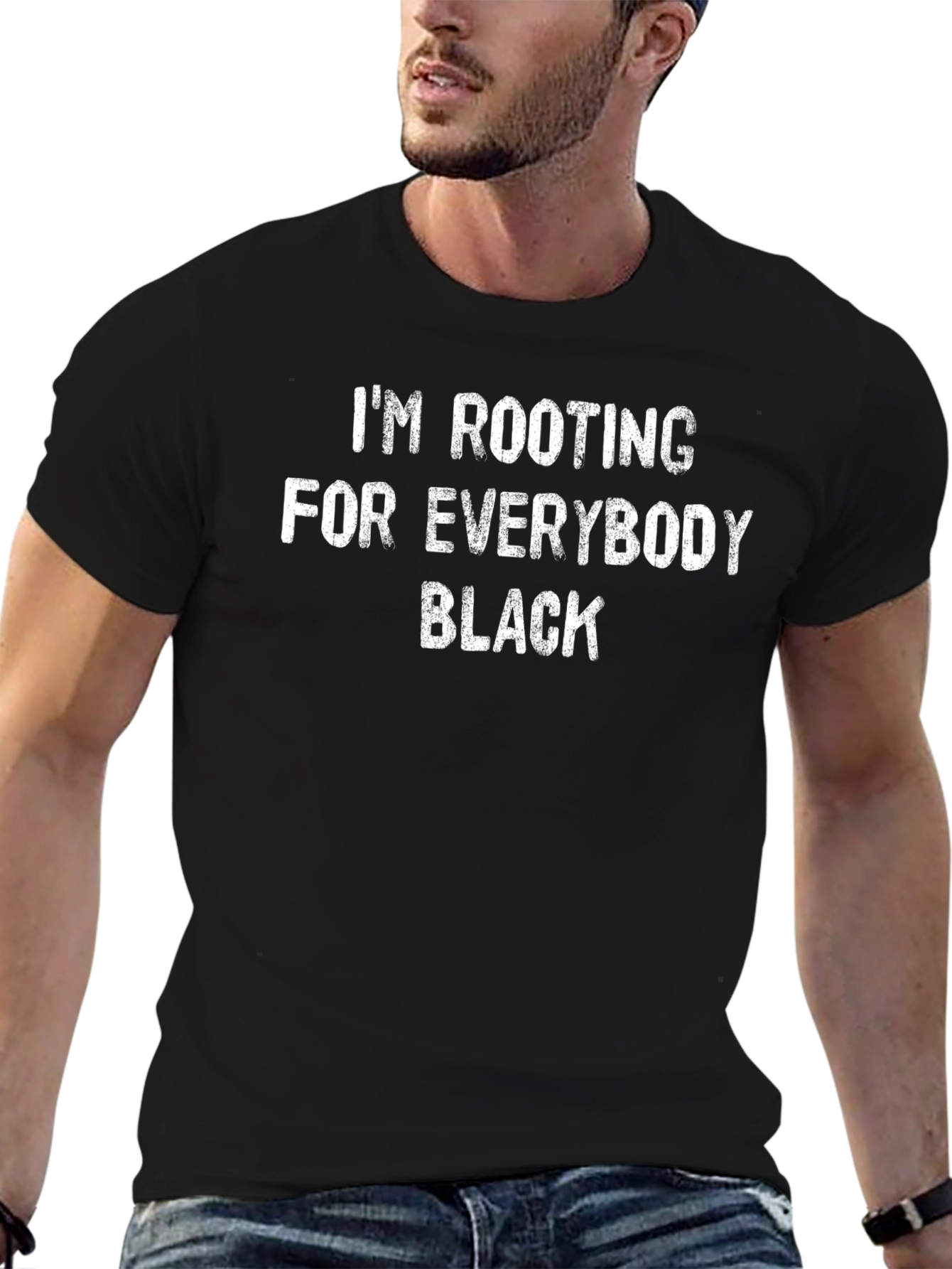 Im Rooting For Everybody Black T-Shirt
