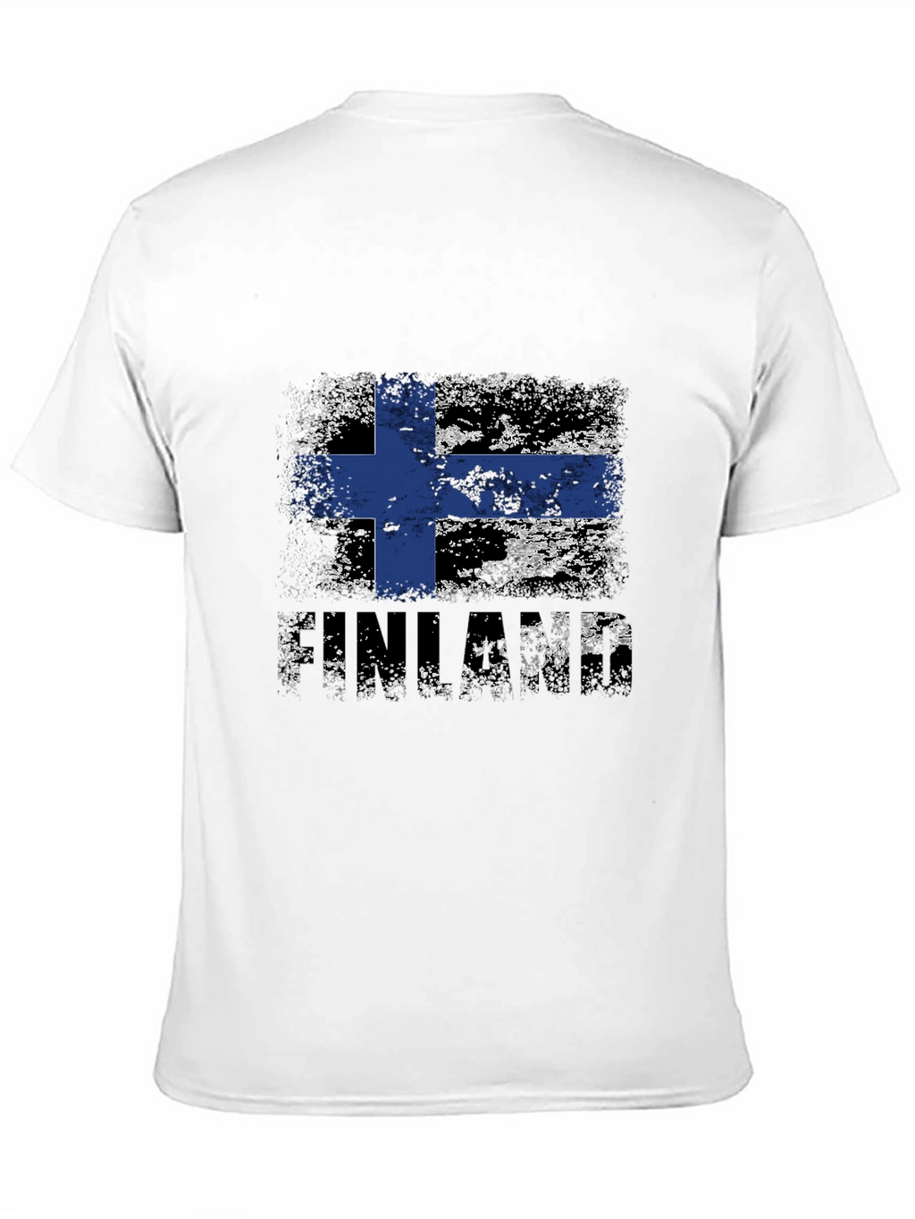 Finland Flag Distressed T-Shirt