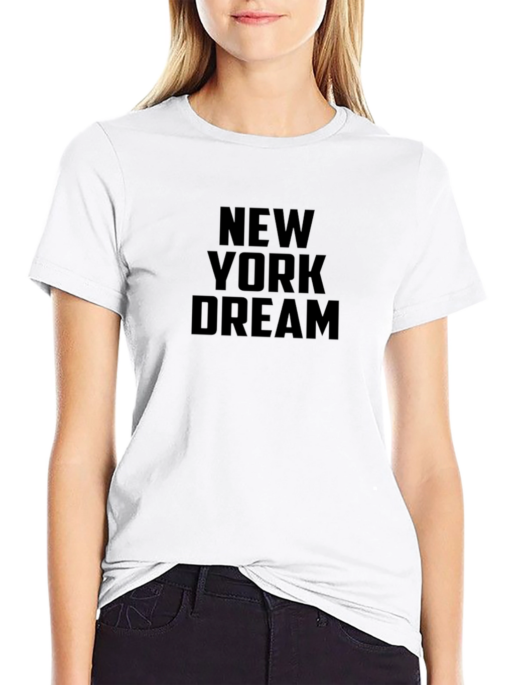 New York Dream Black Graphic Tee