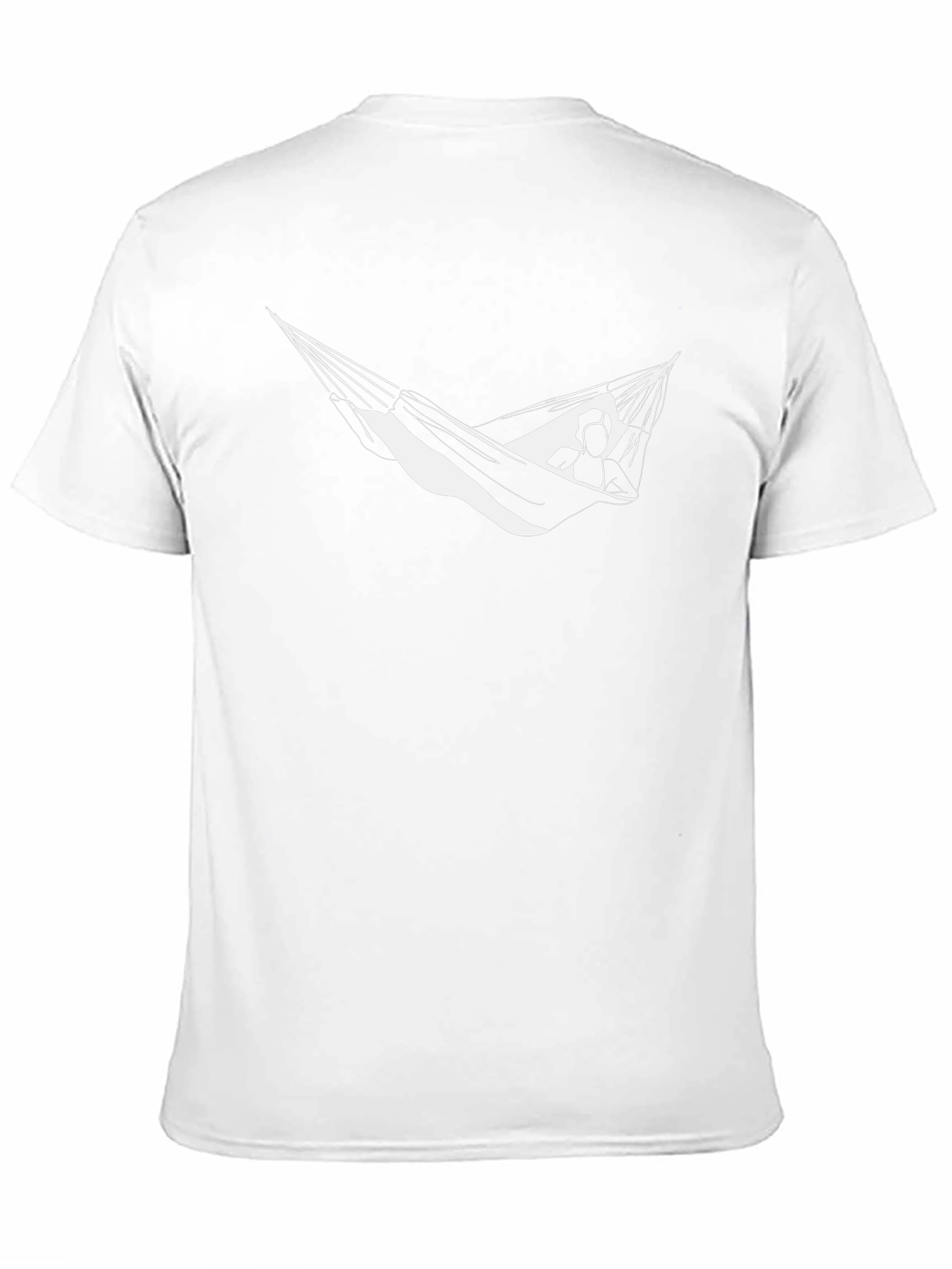 Relax in Style: Hammock Graphic Black T-Shirt