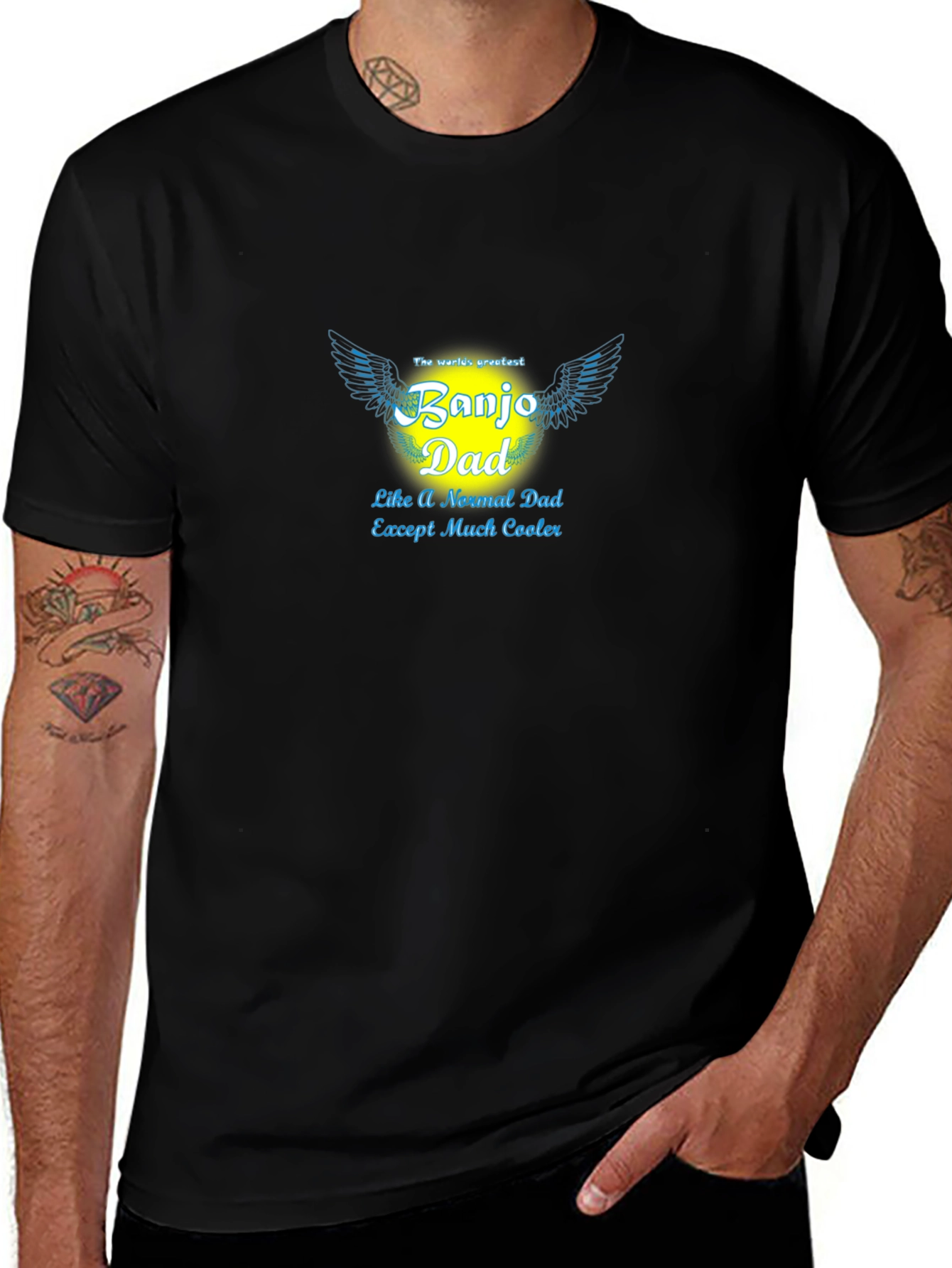 Banjo Dad T-Shirt - Coolest Dad Ever!