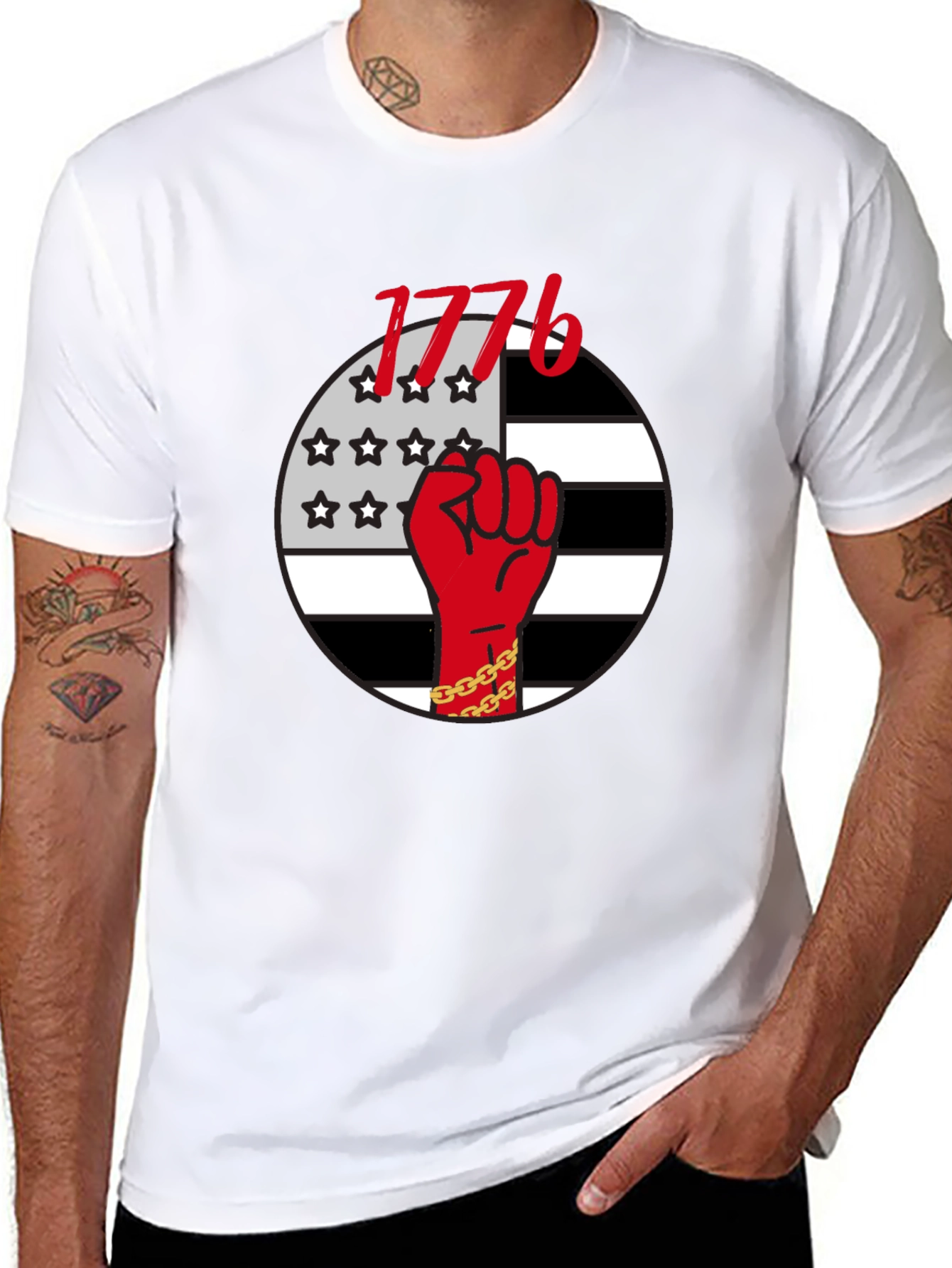 1776 Graphic Print Tee