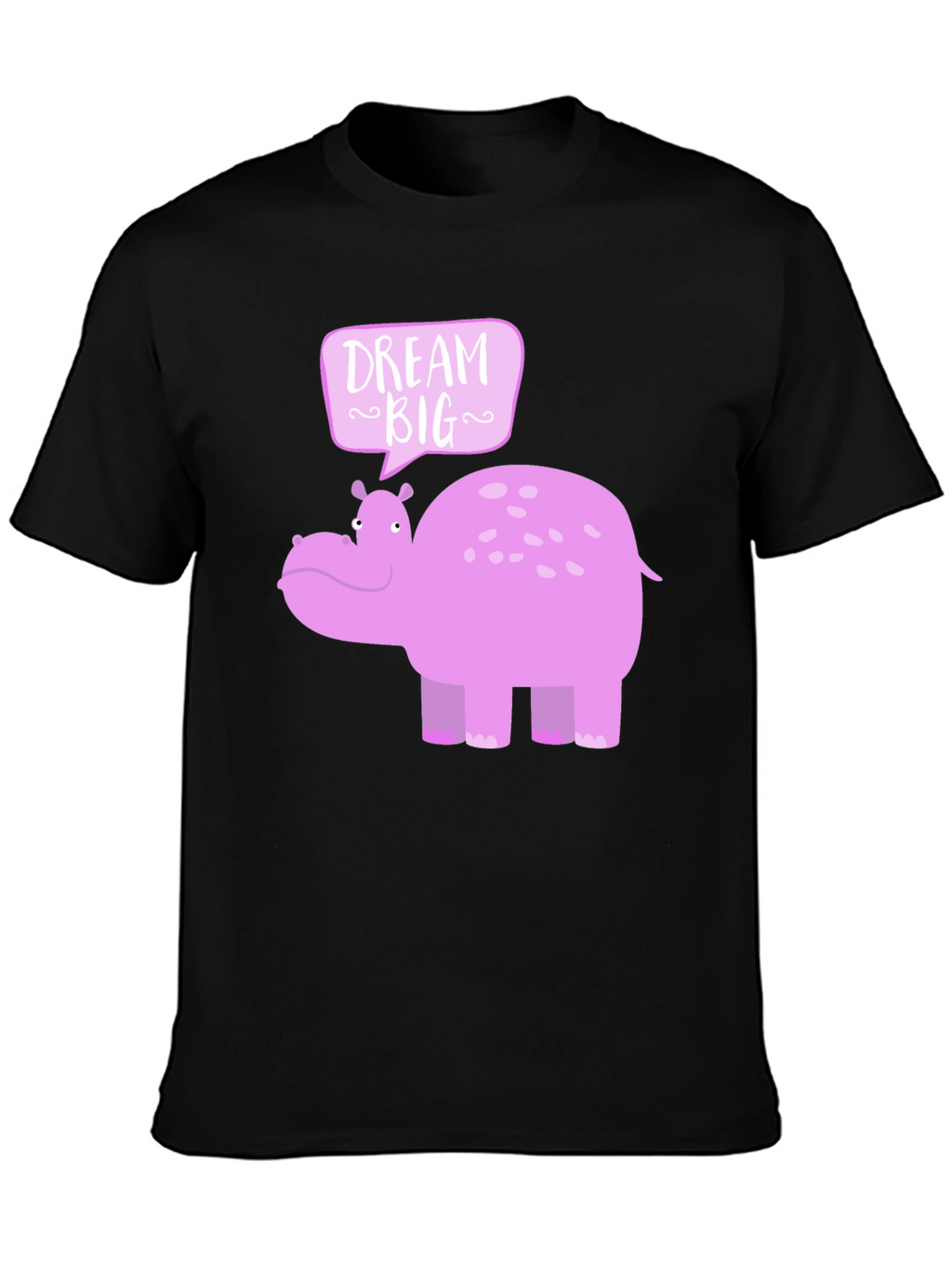Dream Big Hippo Graphic Tee