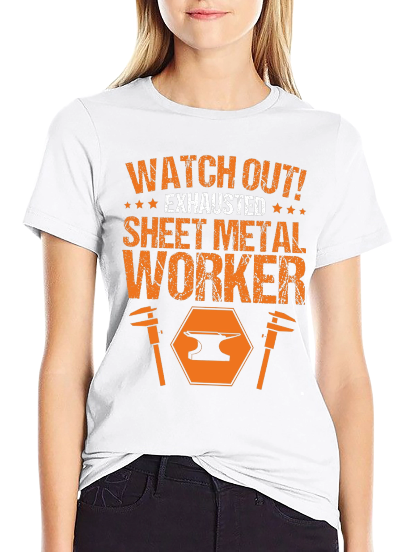 Exhausted Sheet Metal Worker T-Shirt