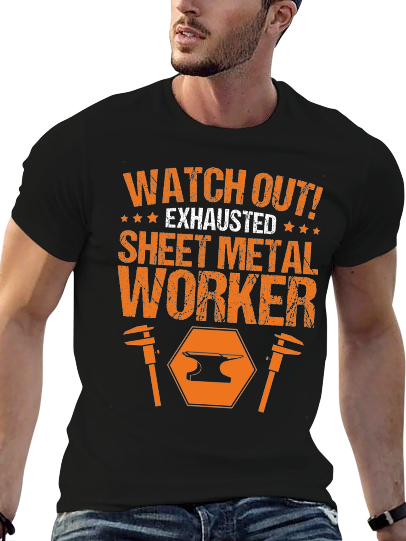 Exhausted Sheet Metal Worker T-Shirt