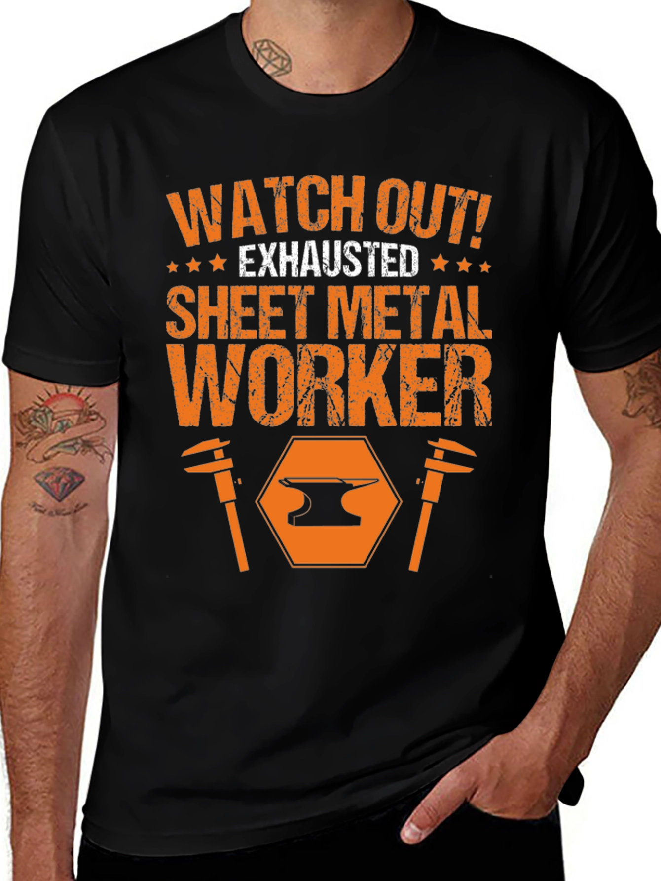 Exhausted Sheet Metal Worker T-Shirt