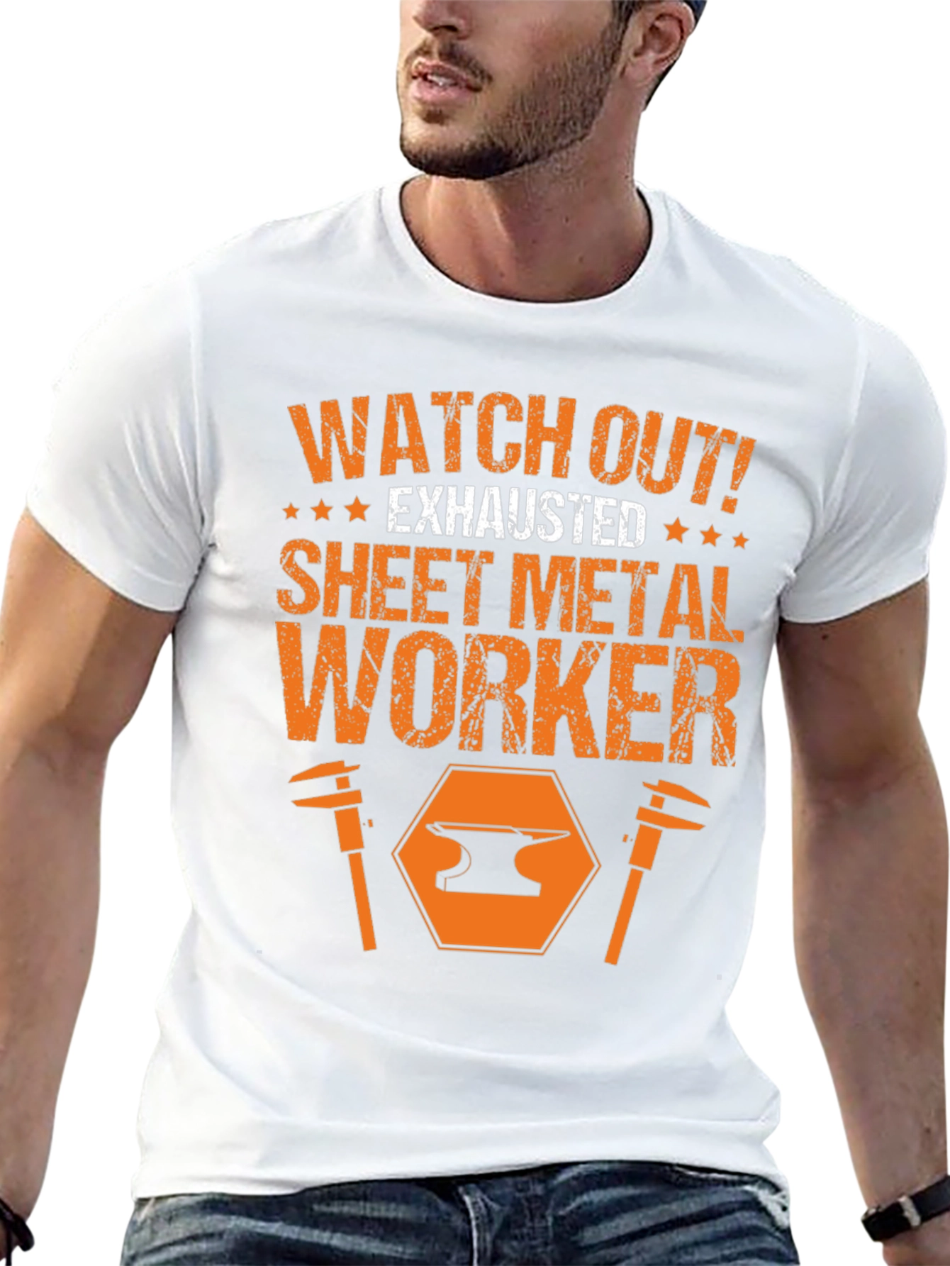 Exhausted Sheet Metal Worker T-Shirt