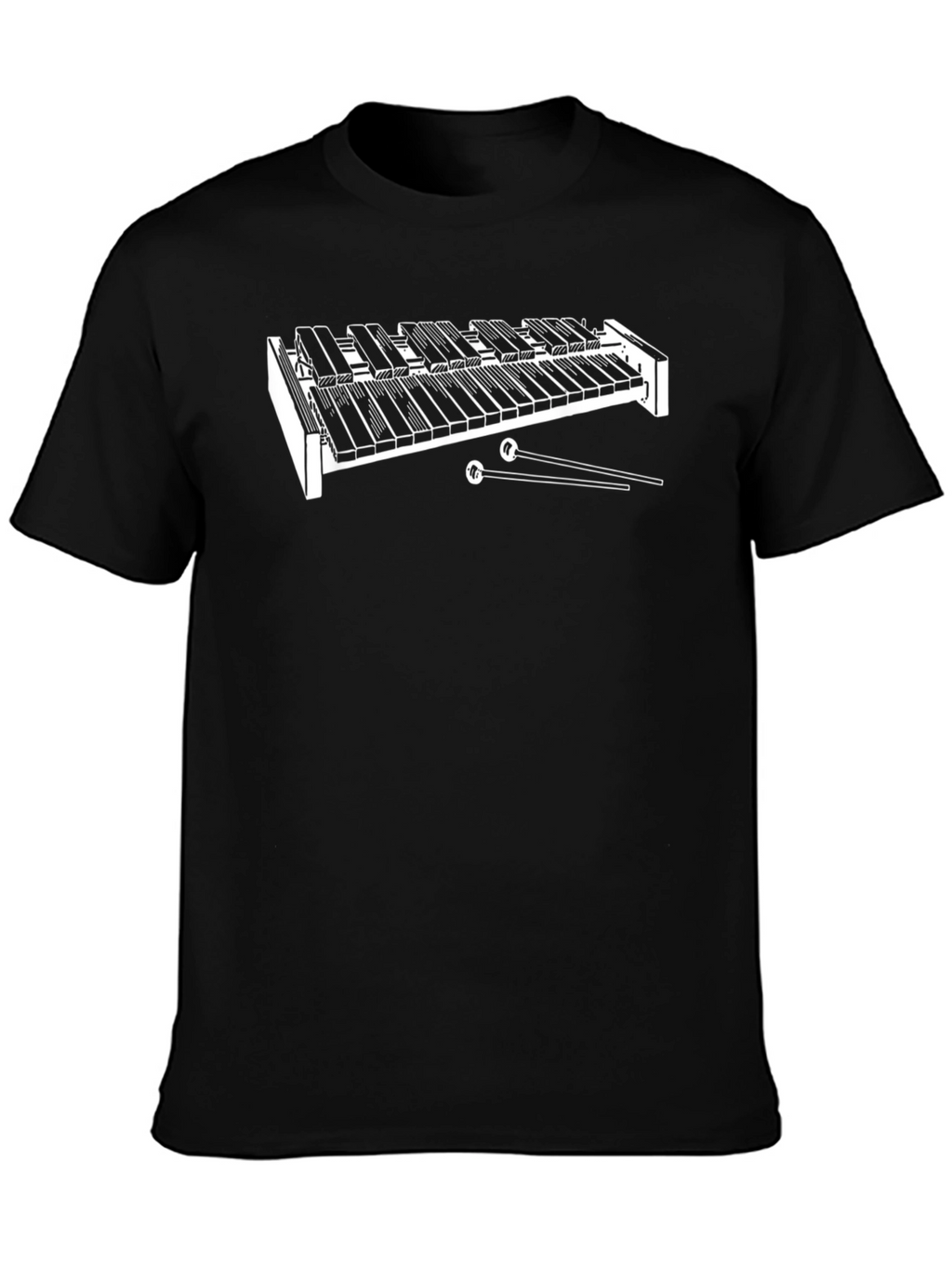 Musical Xylophone T-Shirt - Black