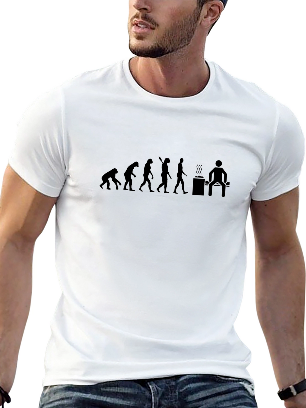 BBQ Evolution T-Shirt - Grill Master Tee