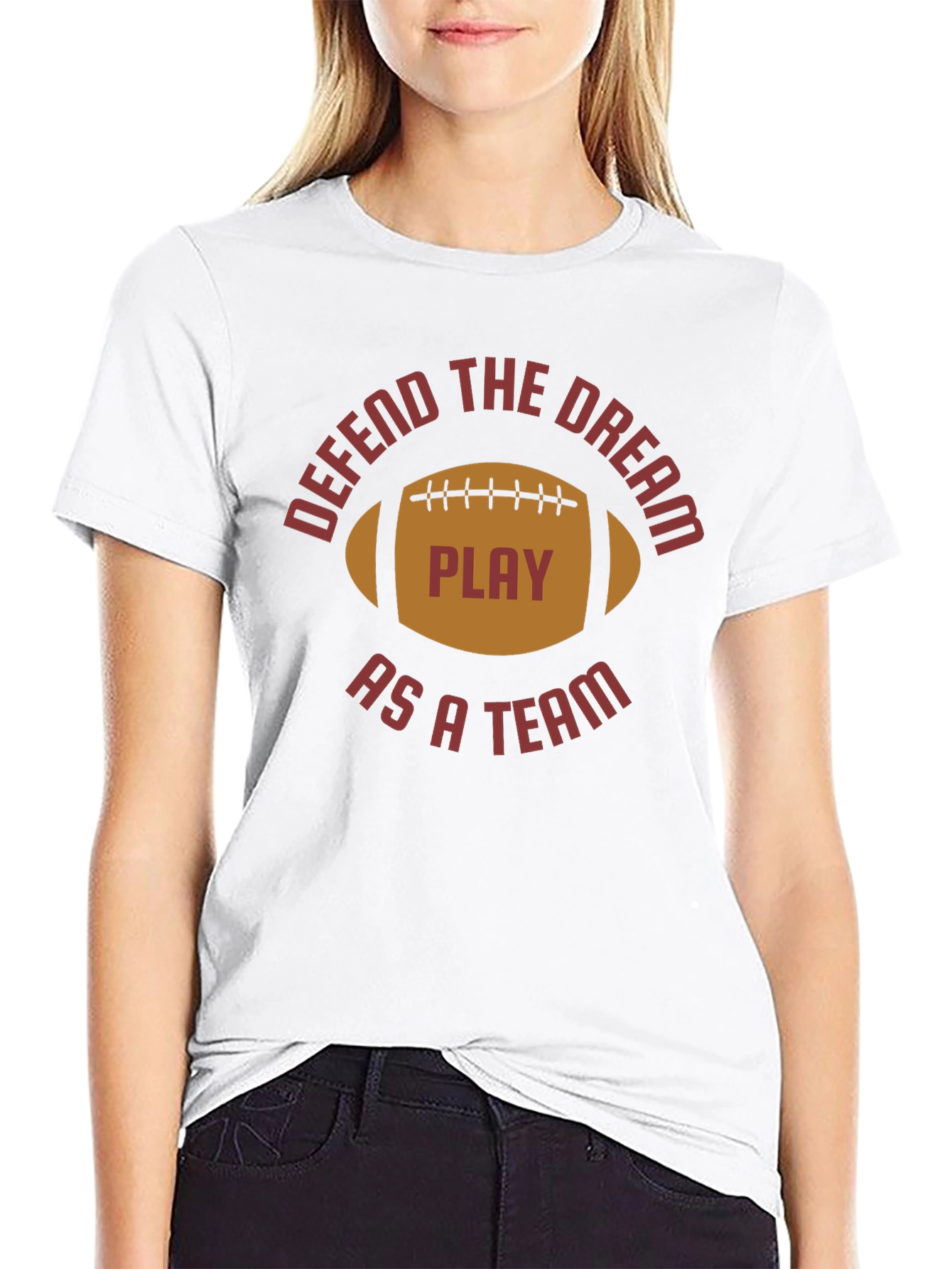 Defend the Dream Football Tee