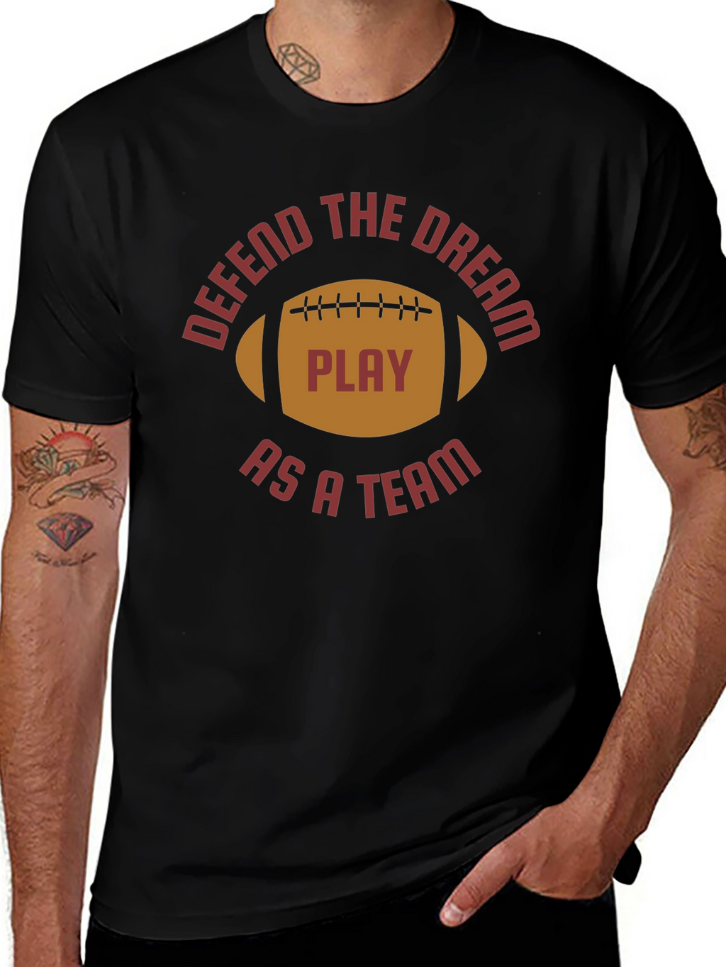 Defend the Dream Football Tee