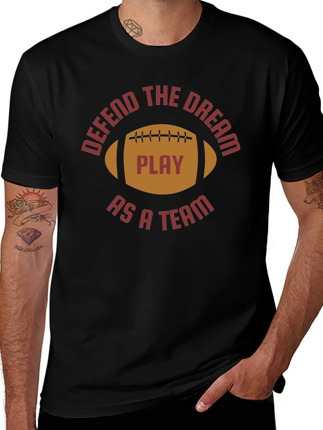 Defend the Dream Football Tee