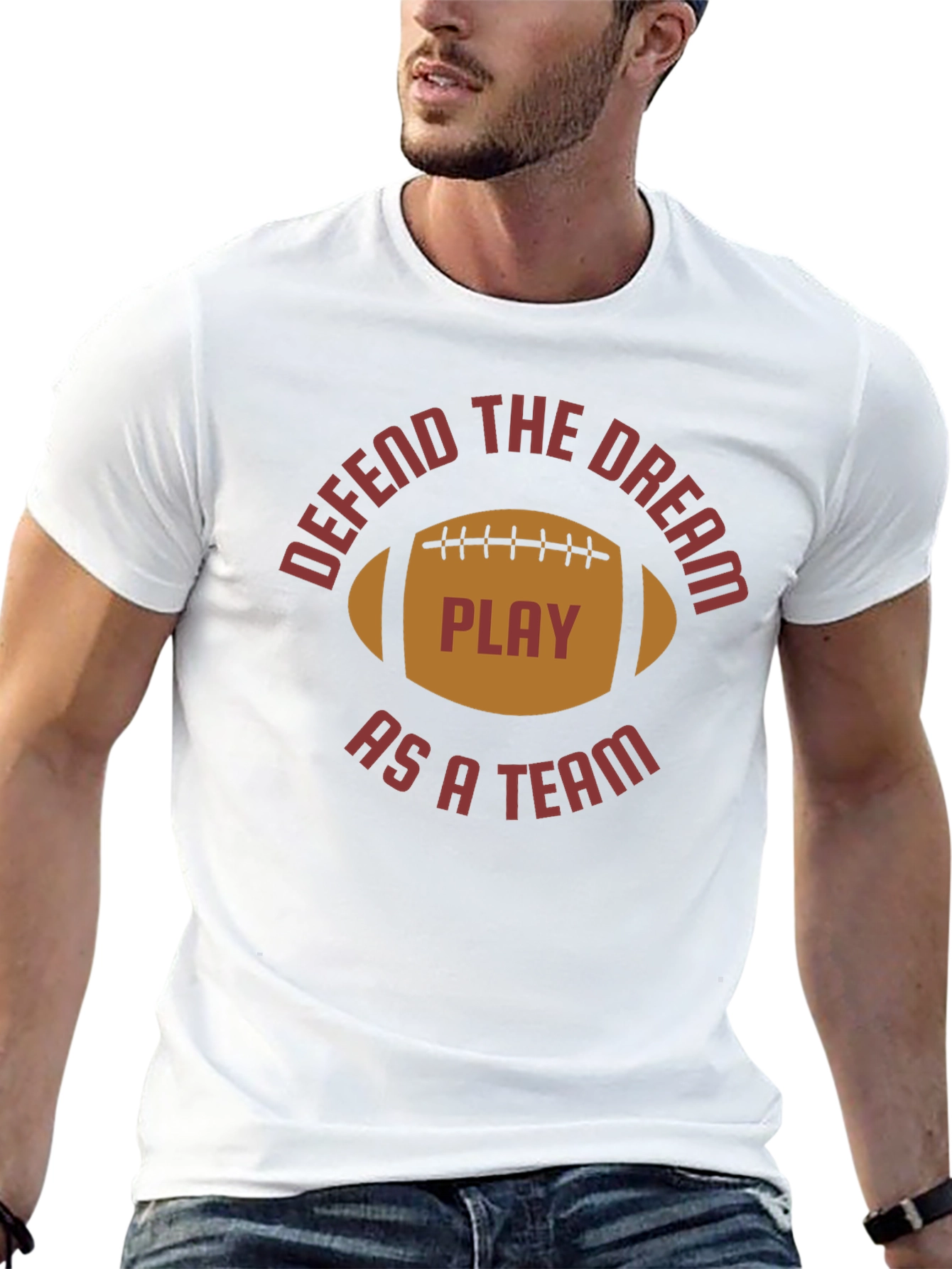 Defend the Dream Football Tee