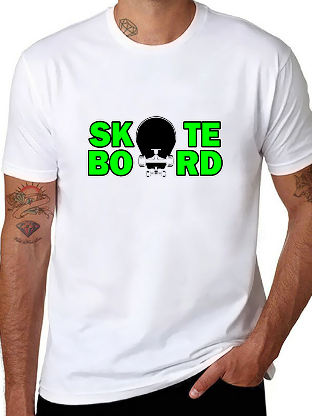 Skateboard T-Shirt - Cool Graphic Tee